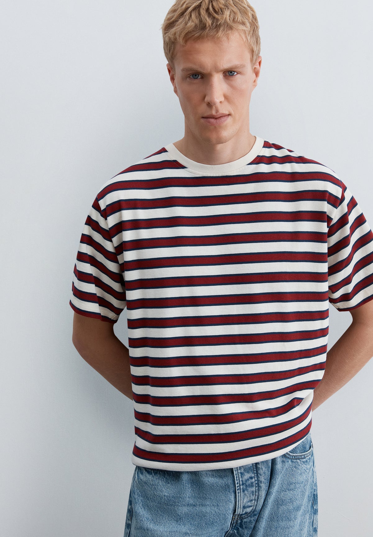 CAMISETA RAYAS BOXY