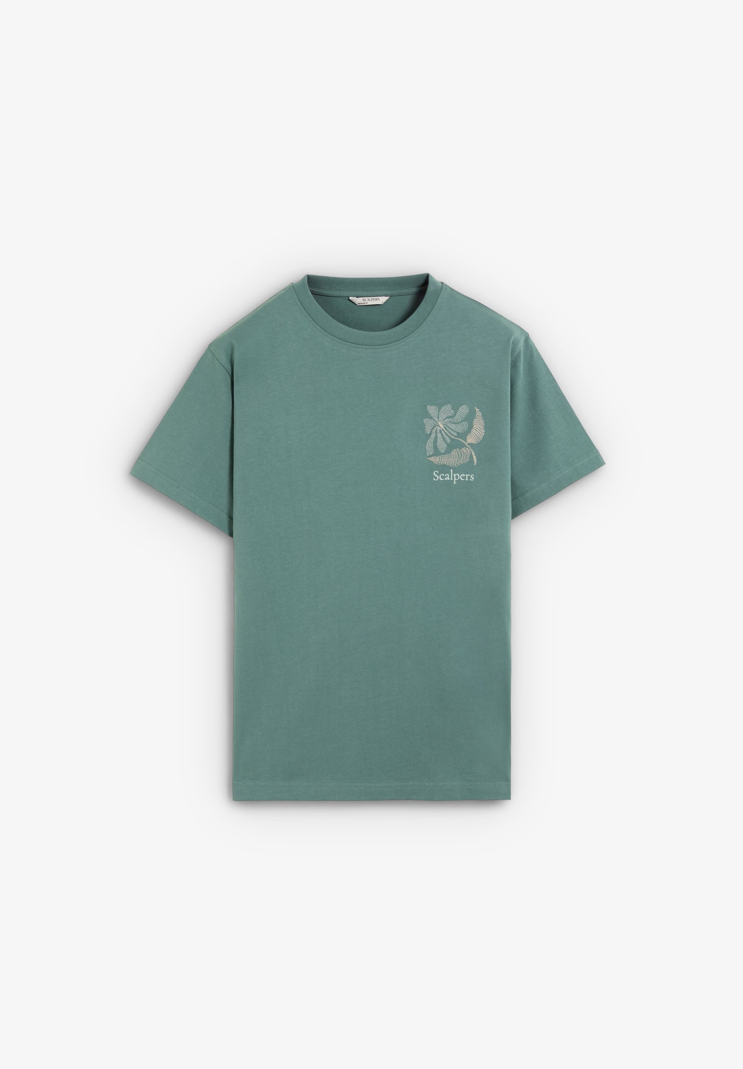 SCFLOWERS EMB TEE
