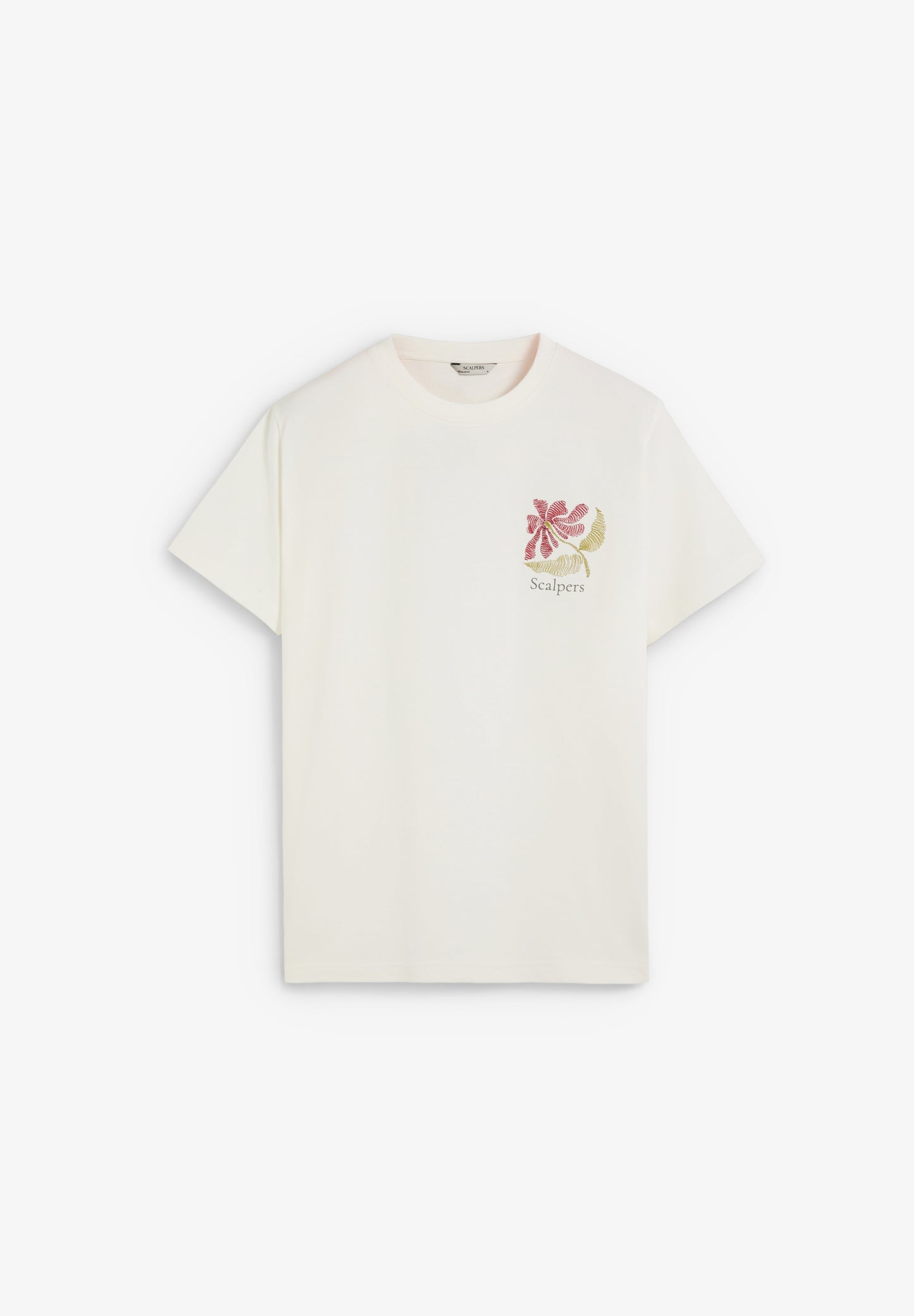 SCFLOWERS EMB TEE