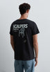 CAMISETA REGULAR FIT PRINT CONTRASTE