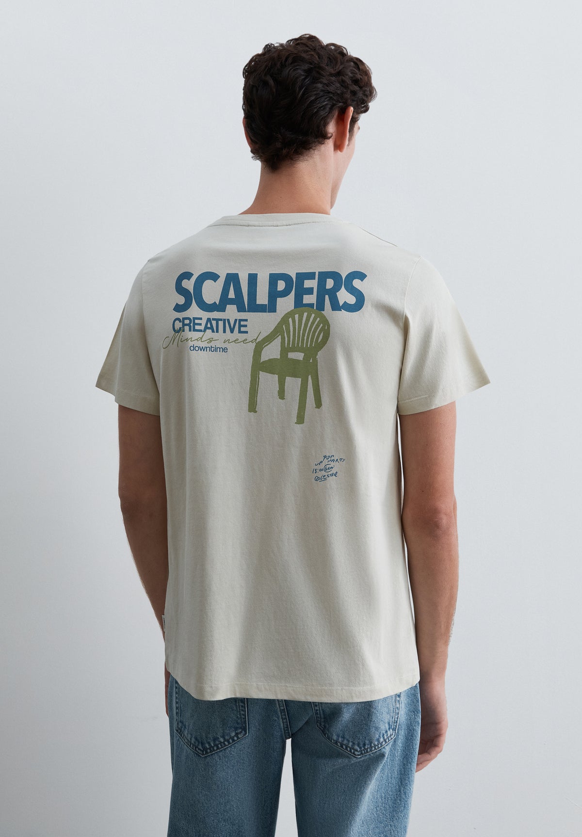 CAMISETA REGULAR FIT PRINT CONTRASTE