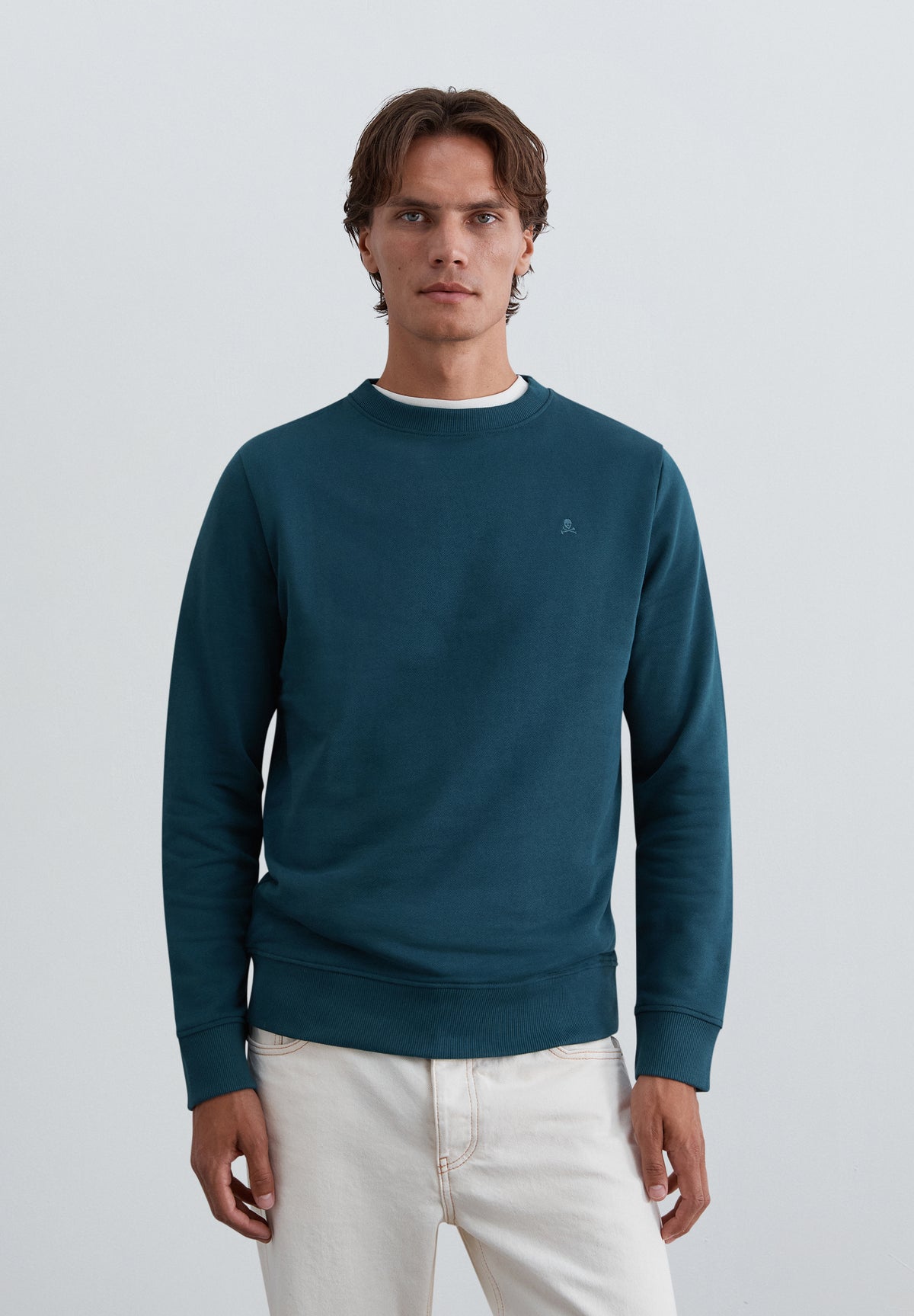 SUDADERA CREWNECK BORDADO TONO