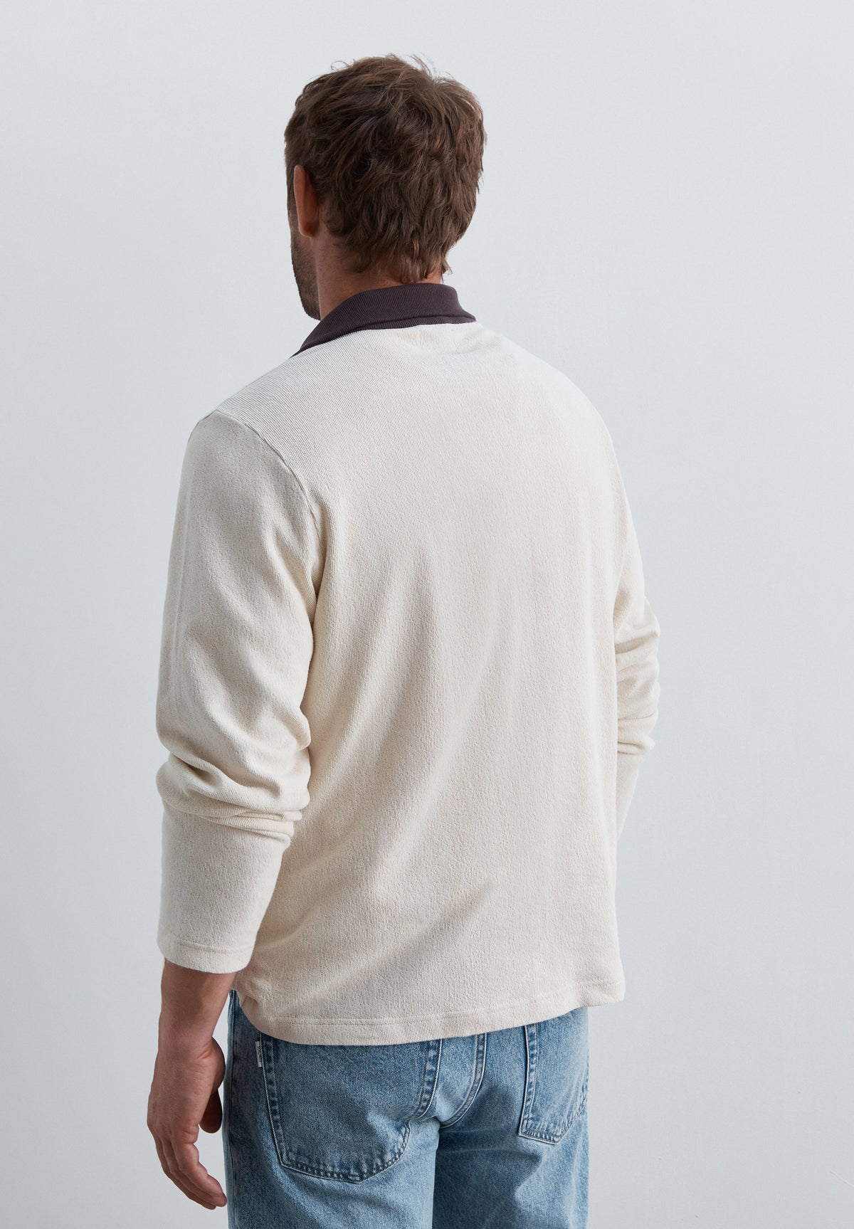 SUDADERA HALF-ZIP CUELLO CONTRASTE