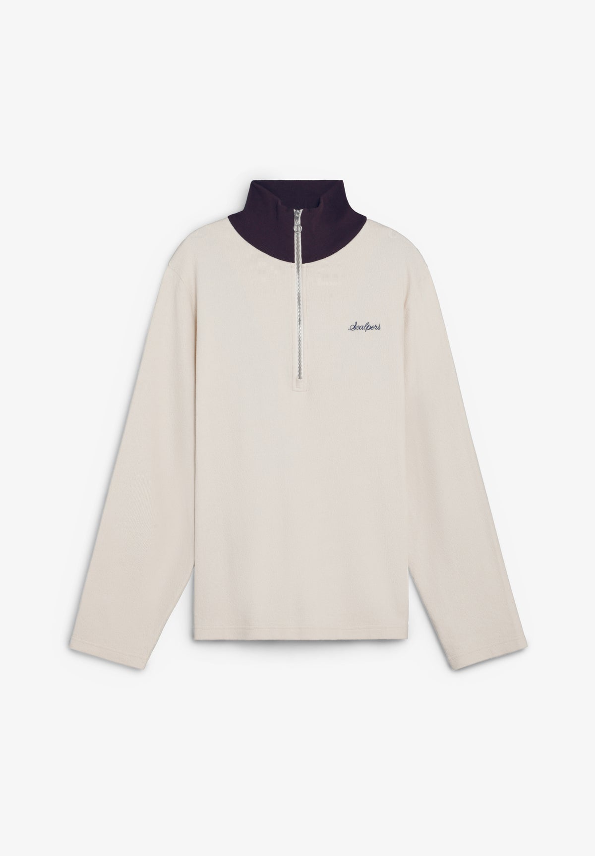 SUDADERA HALF-ZIP CUELLO CONTRASTE