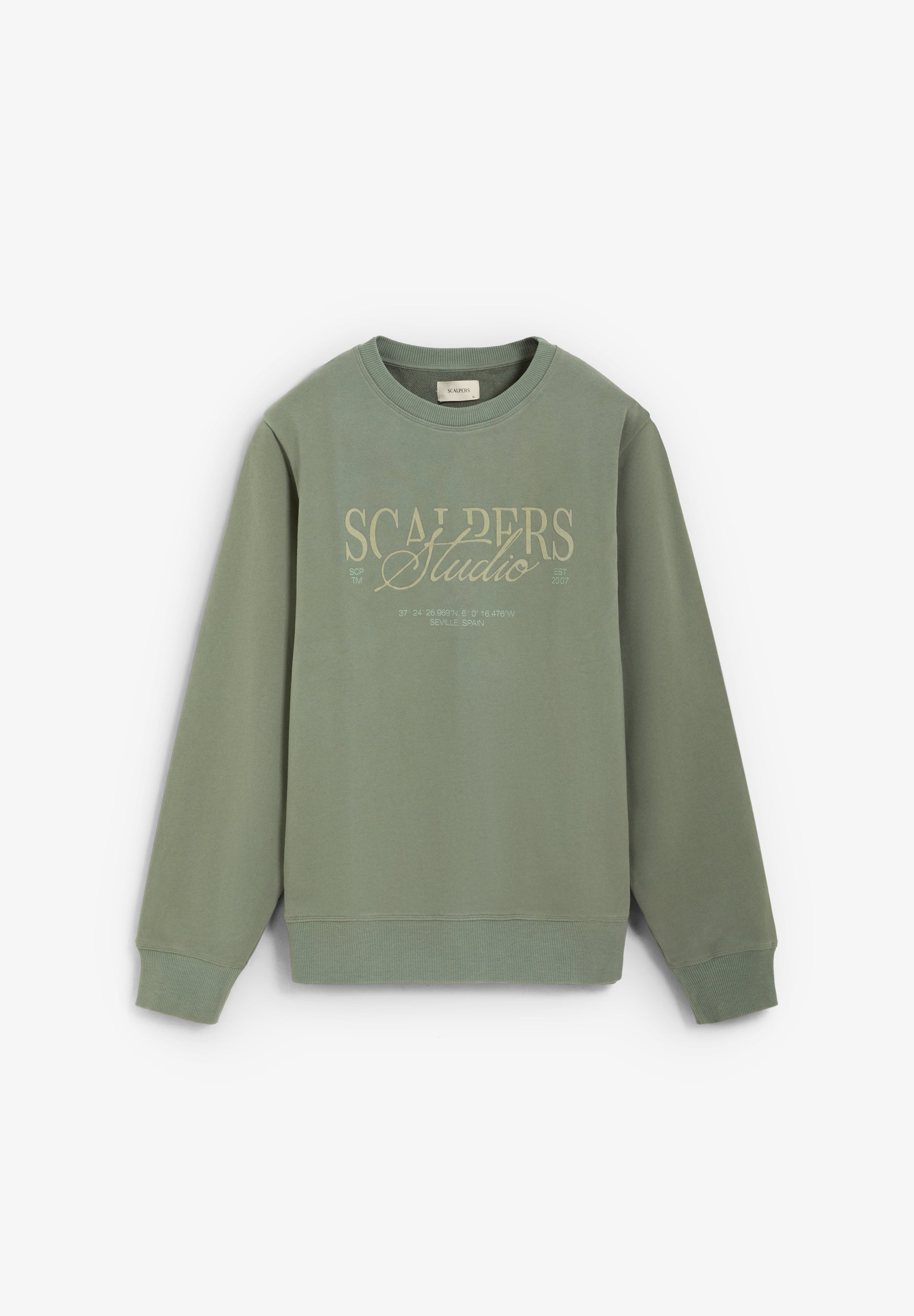 SUDADERA REGULAR FIT ESTAMPADO DELANTERO
