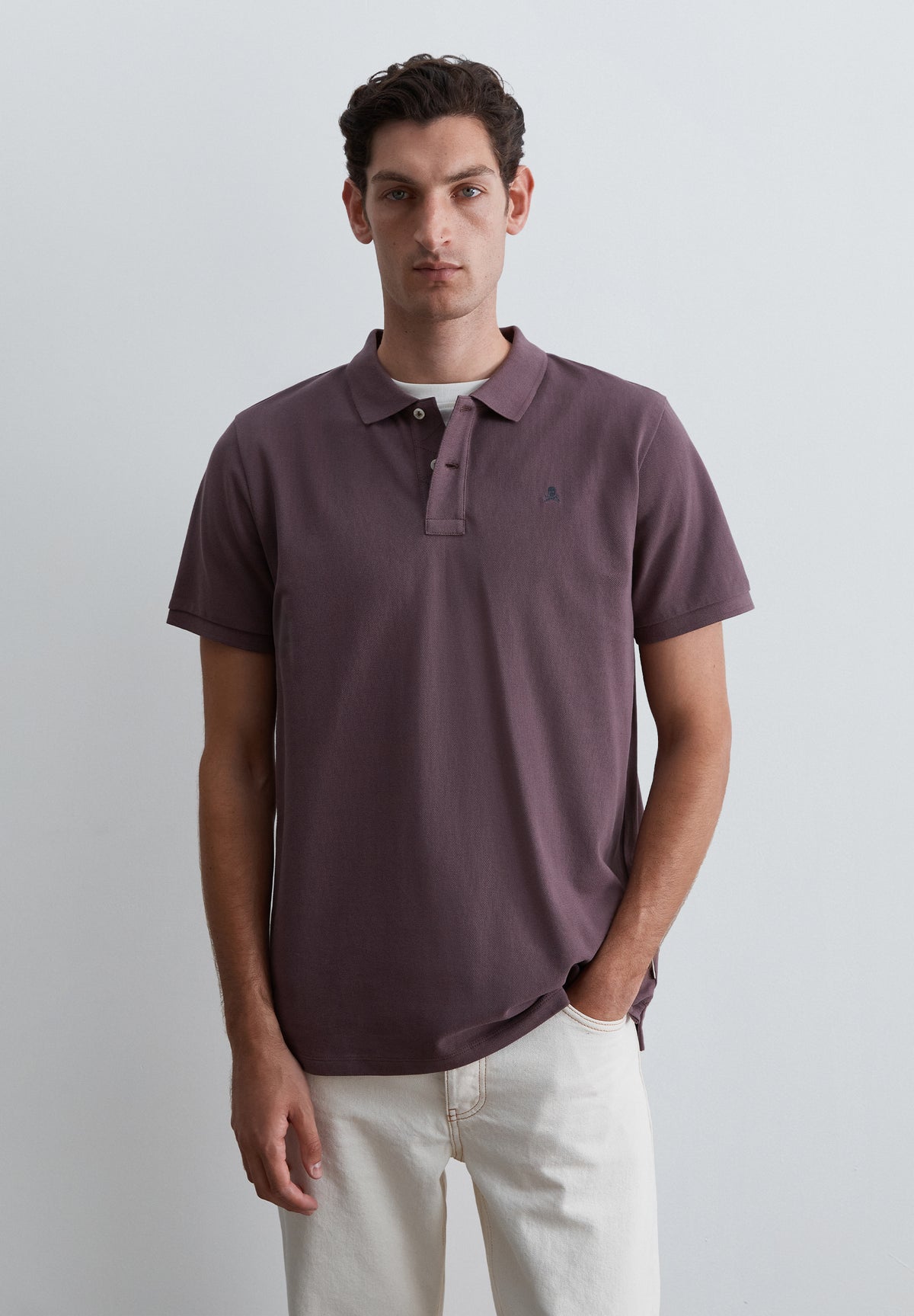 POLO PIQUÉ CALAVERA CONTRASTE