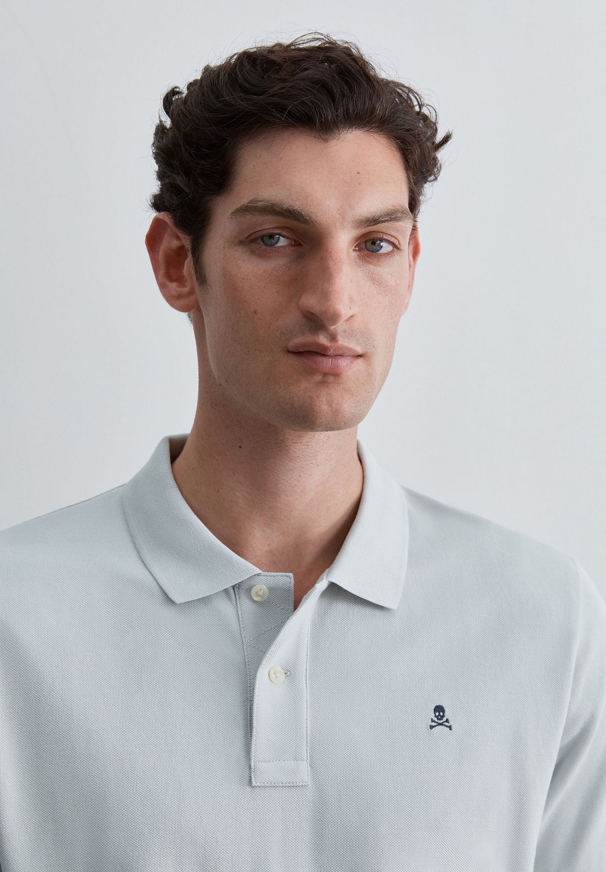 POLO PIQUÉ CALAVERA CONTRASTE
