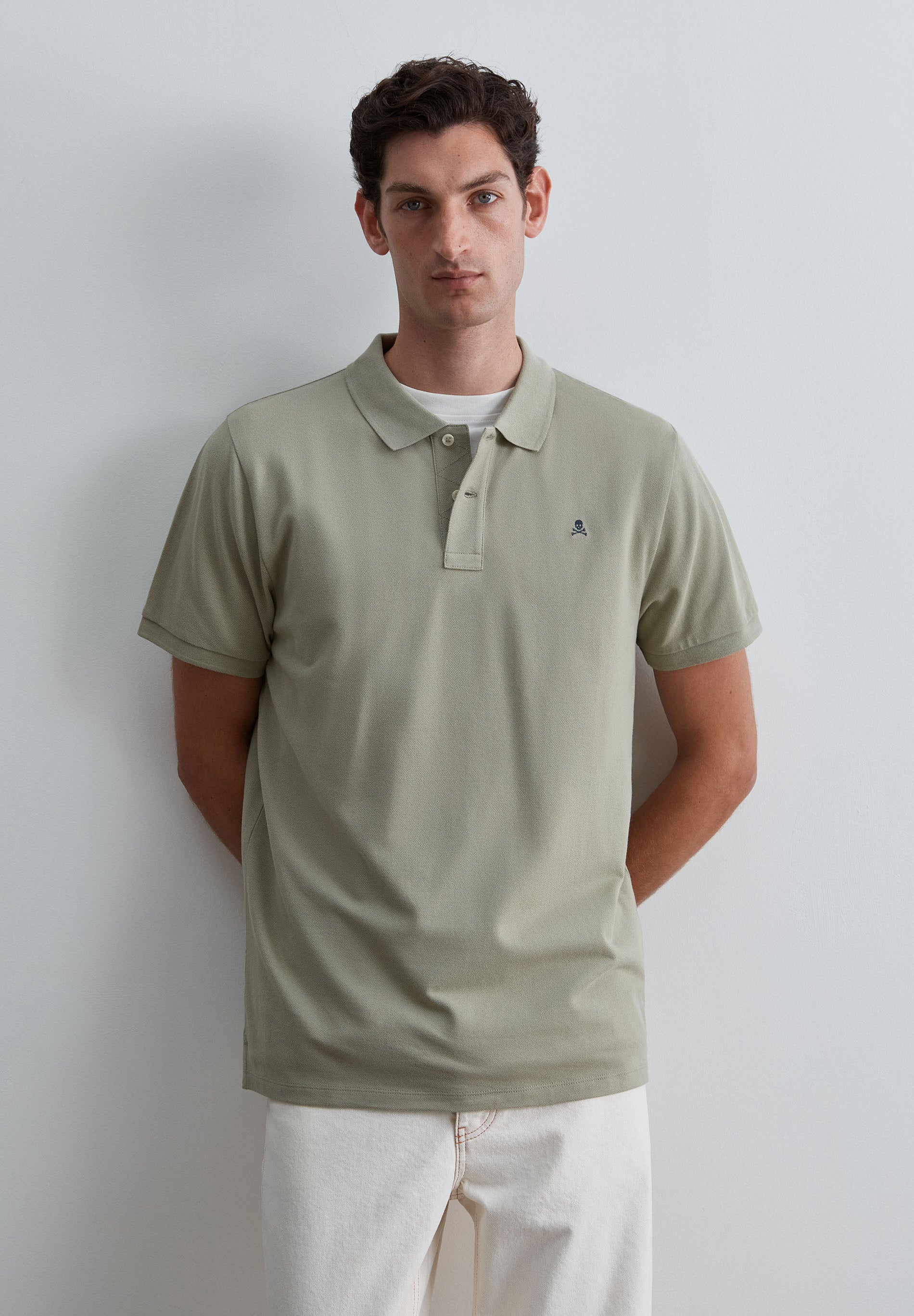 POLO PIQUÉ CALAVERA CONTRASTE