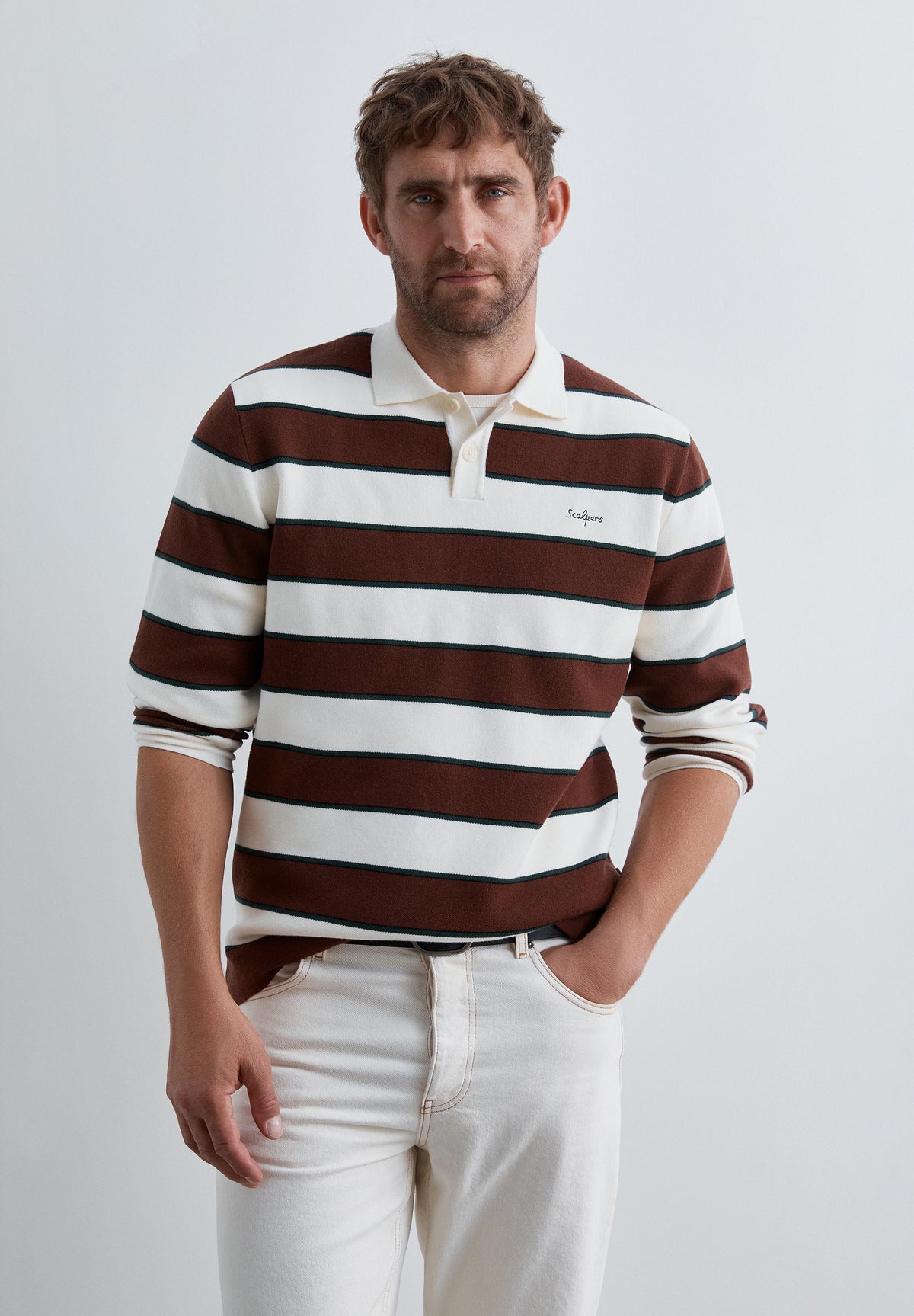 JERSEY CUELLO POLO RAYAS