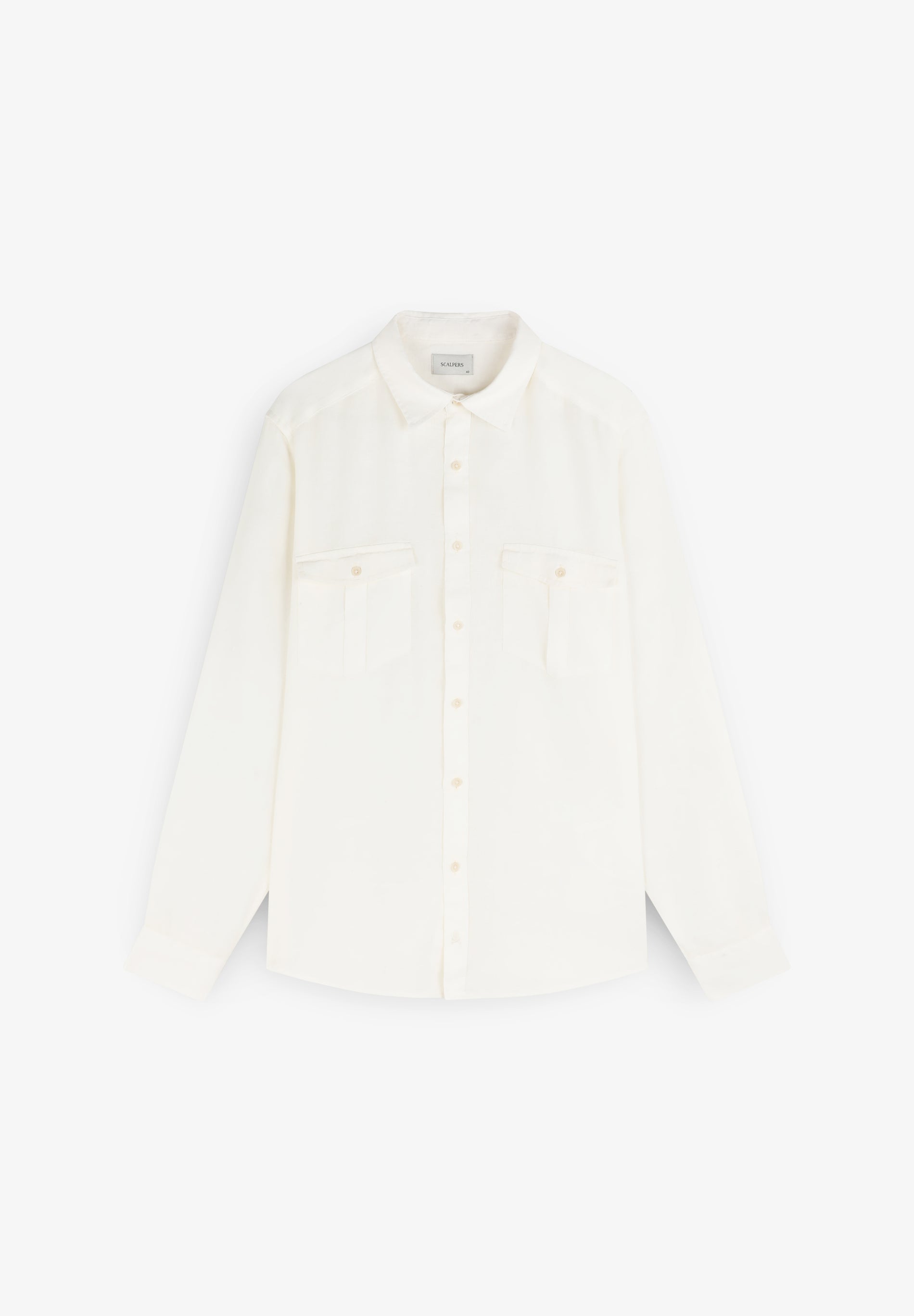 CAMISA BOLSILLOS LINO