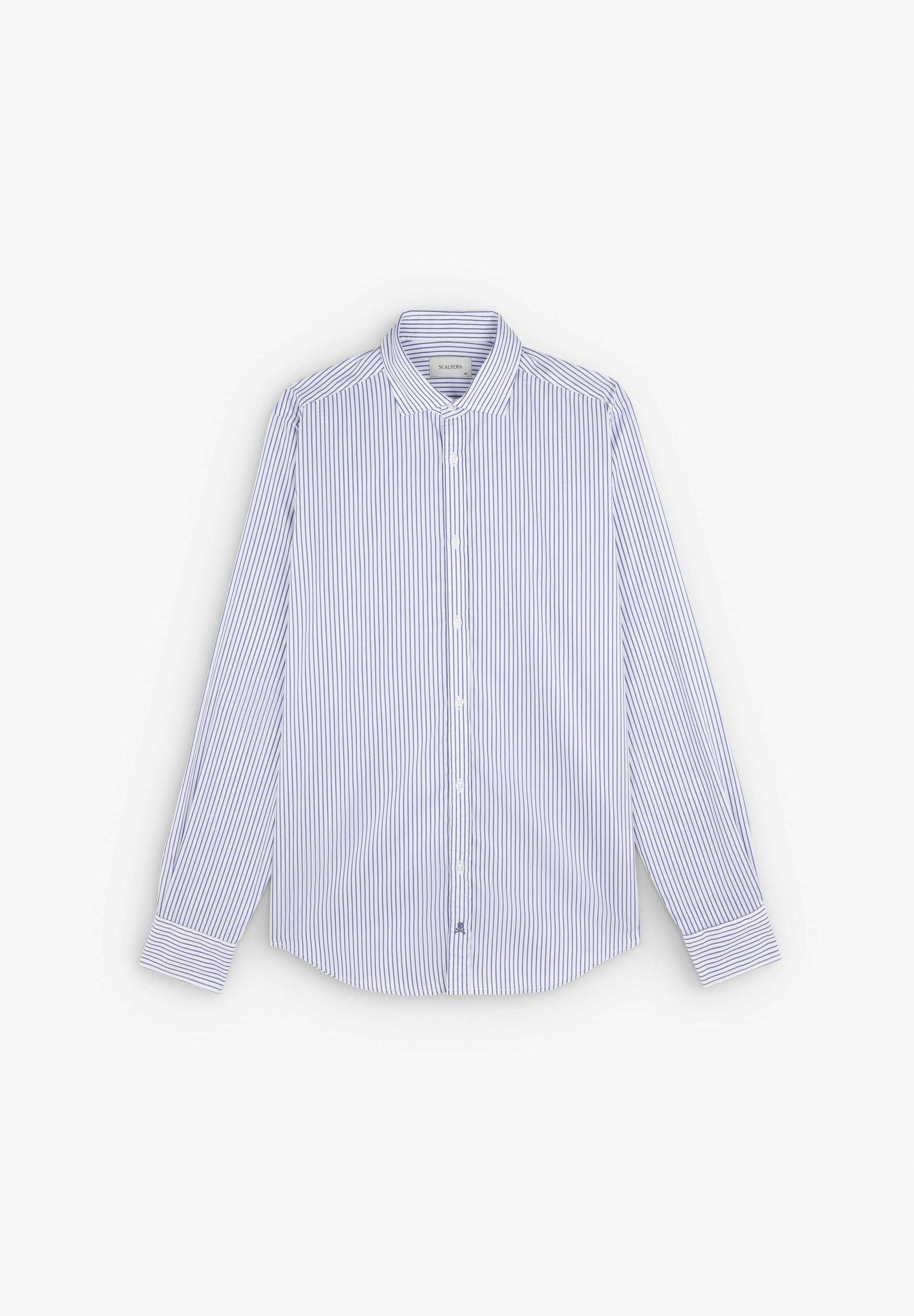 CAMISA BORDADO CONTRASTE SLIM FIT