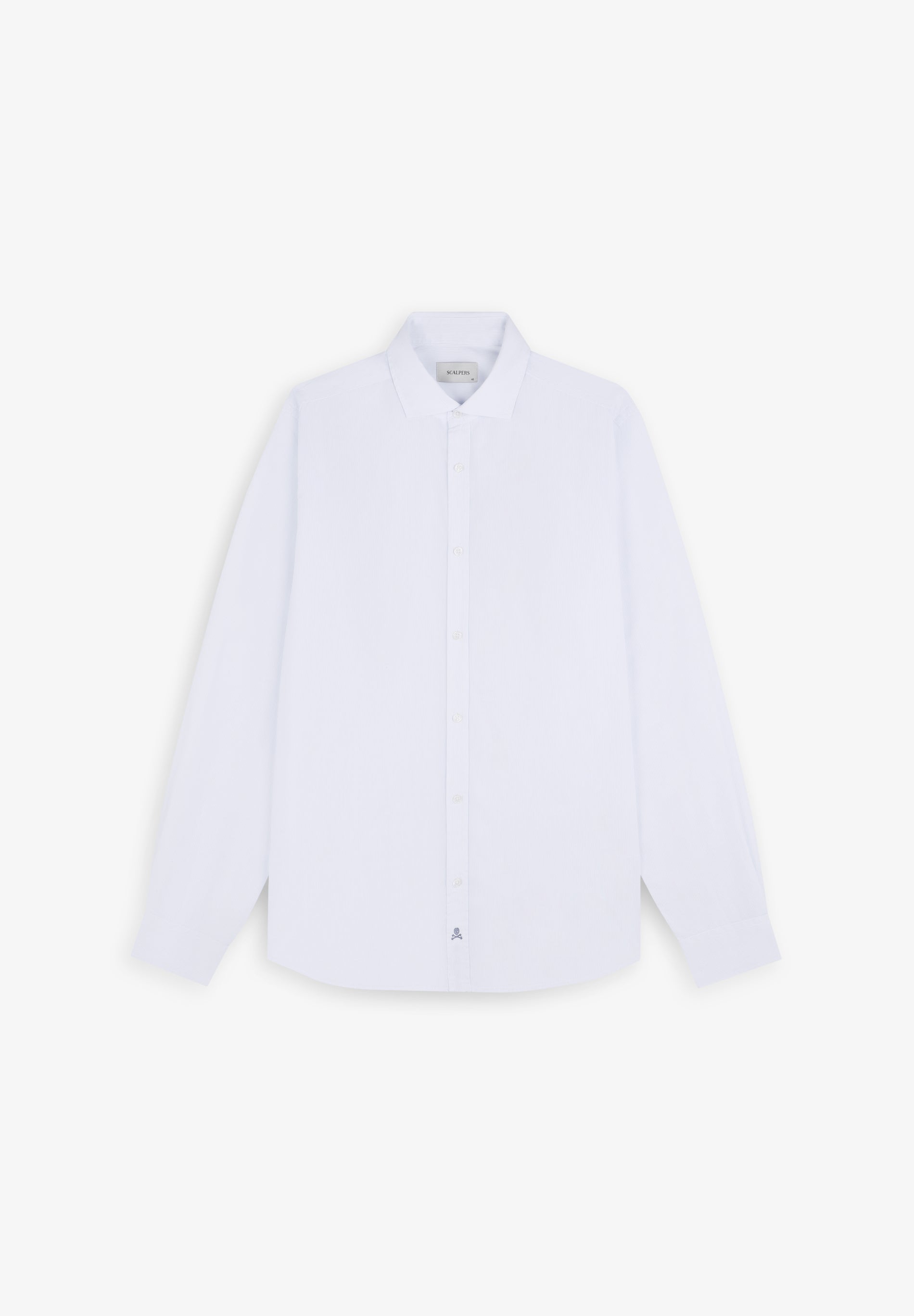 CAMISA BORDADO CONTRASTE SLIM FIT