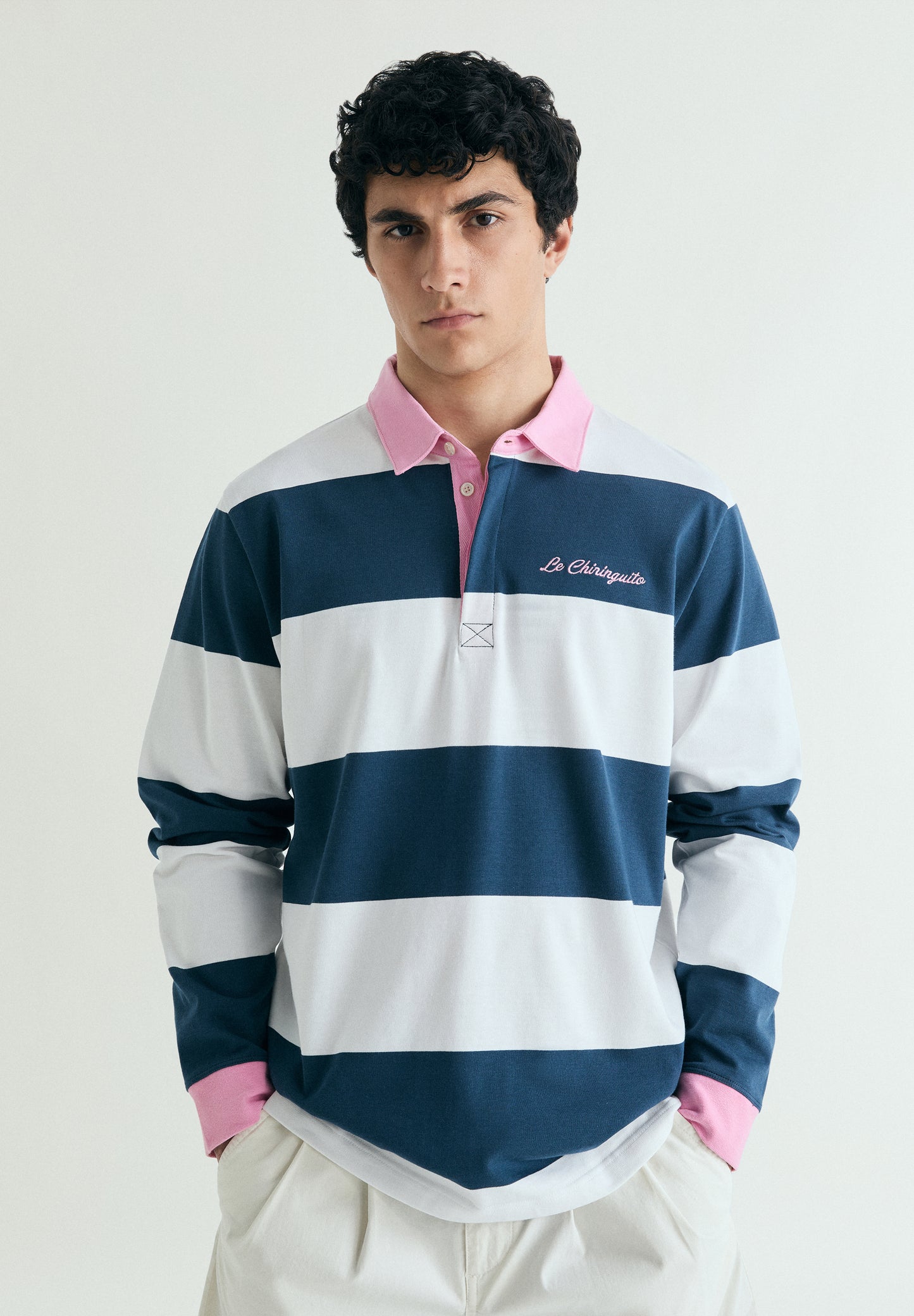 SUDADERA POLO CONTRASTE | LE CHIRINGUITO