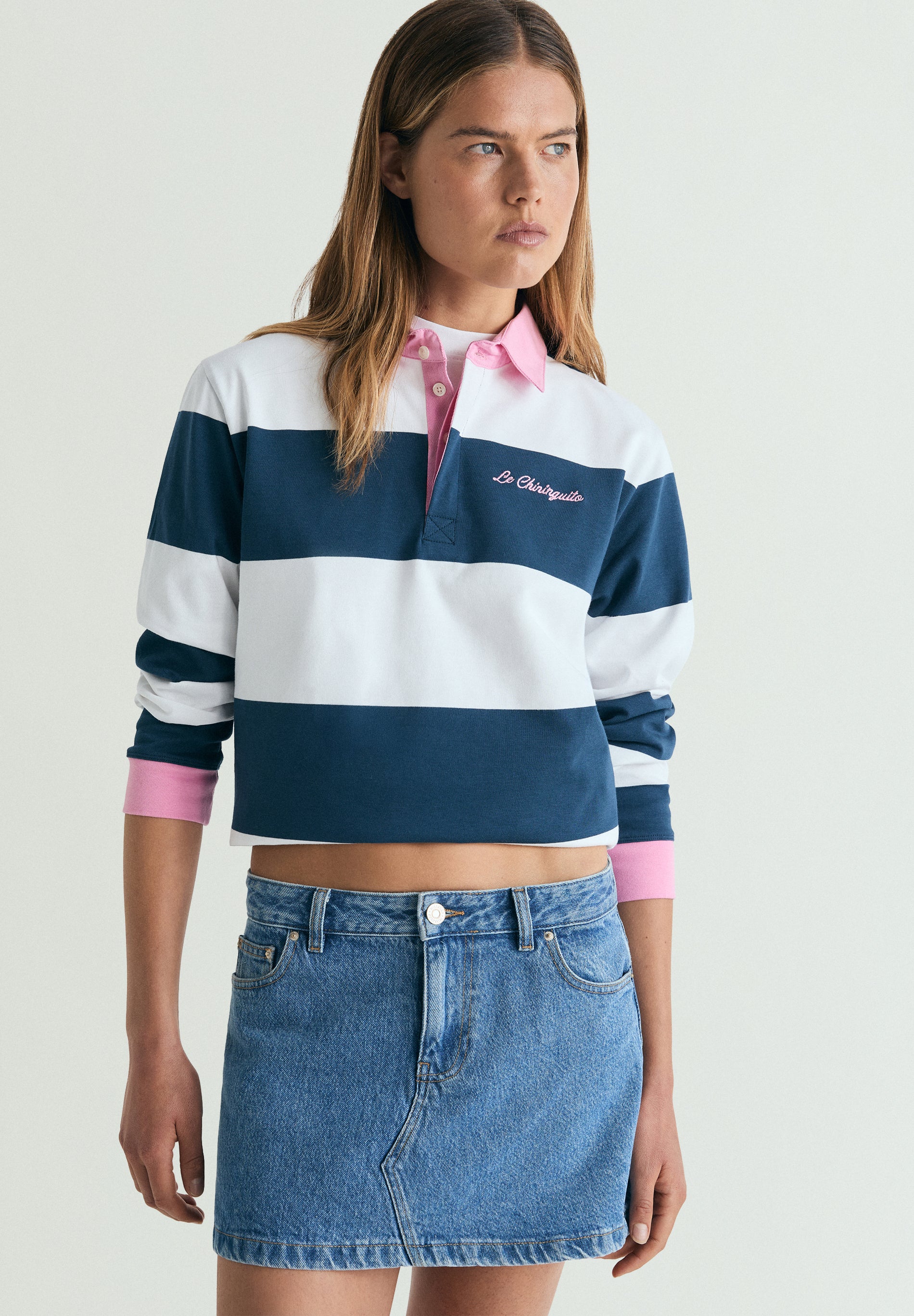 SUDADERA POLO CONTRASTE | LE CHIRINGUITO