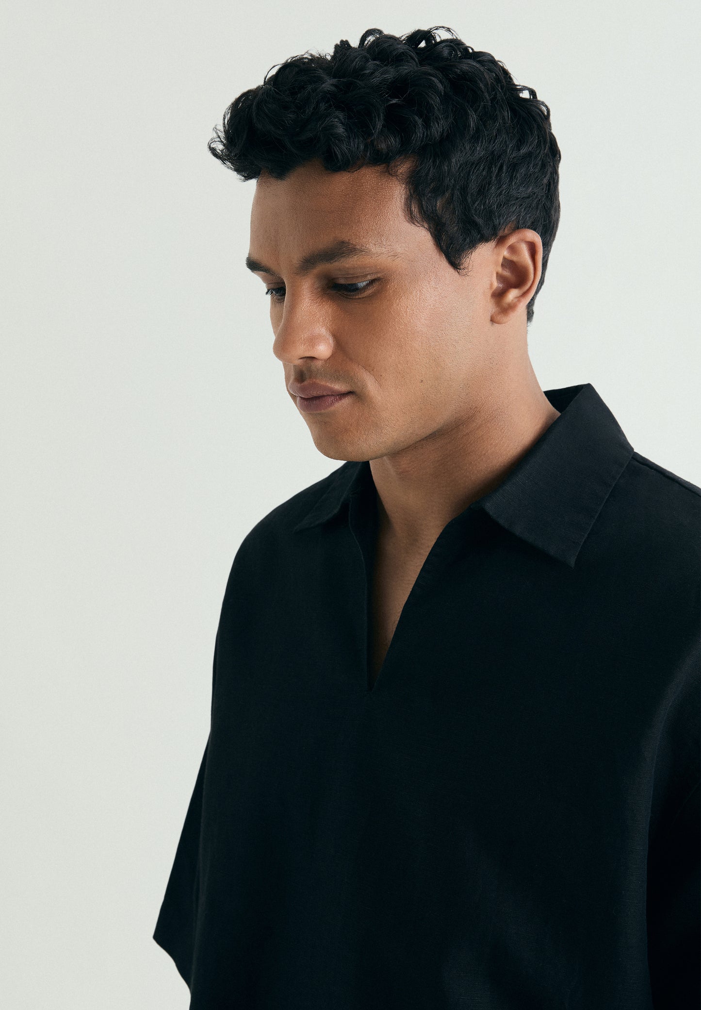 CAMISA POLO ALGODÓN Y LINO