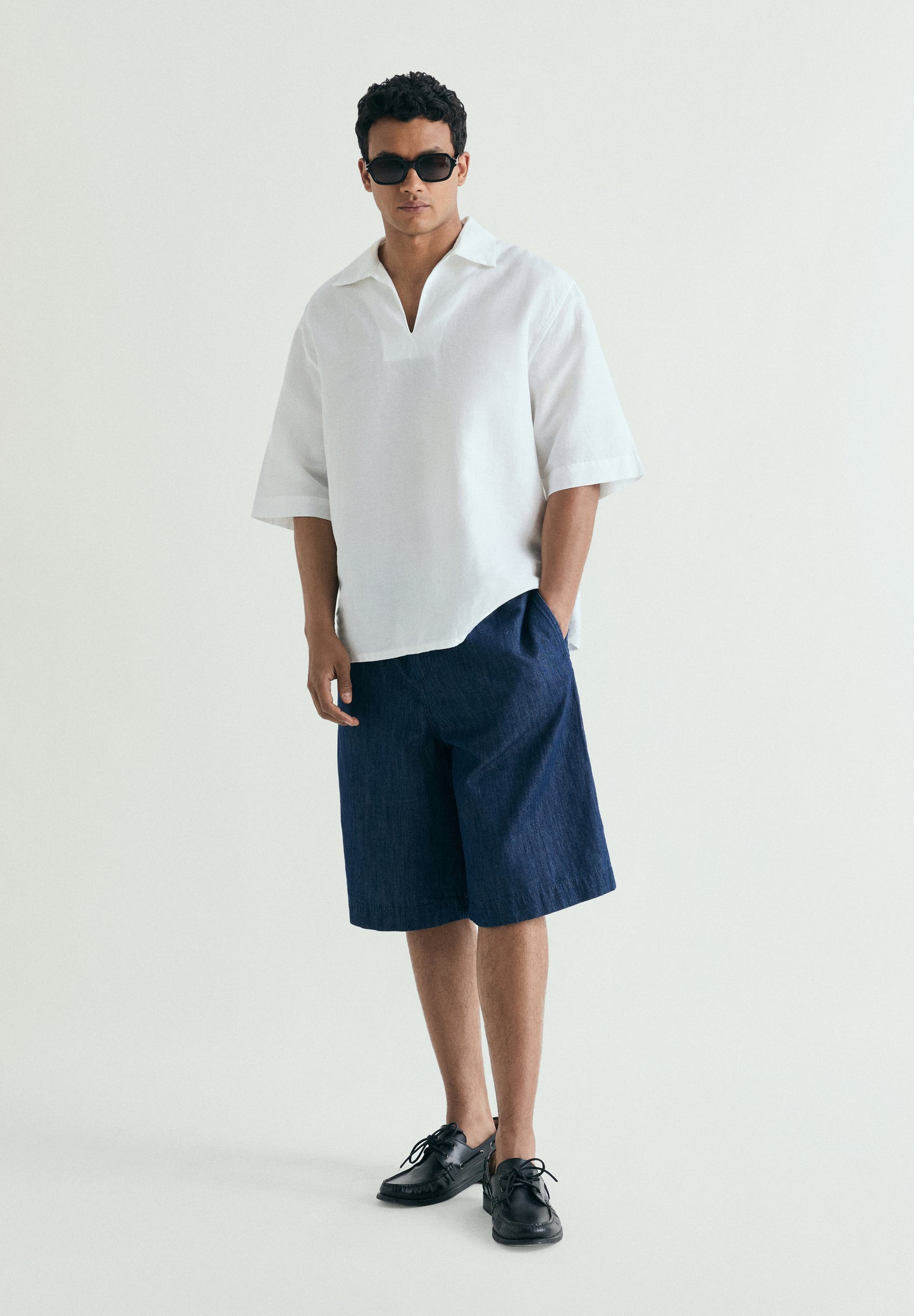 CAMISA POLO ALGODÓN Y LINO