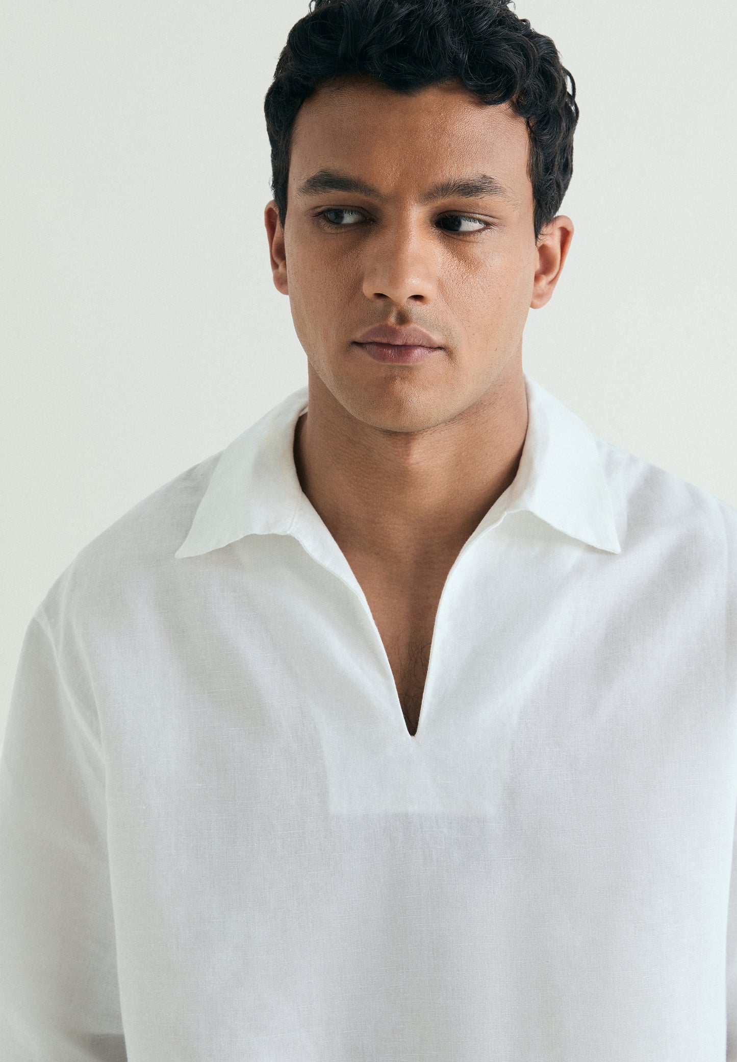 CAMISA POLO ALGODÓN Y LINO