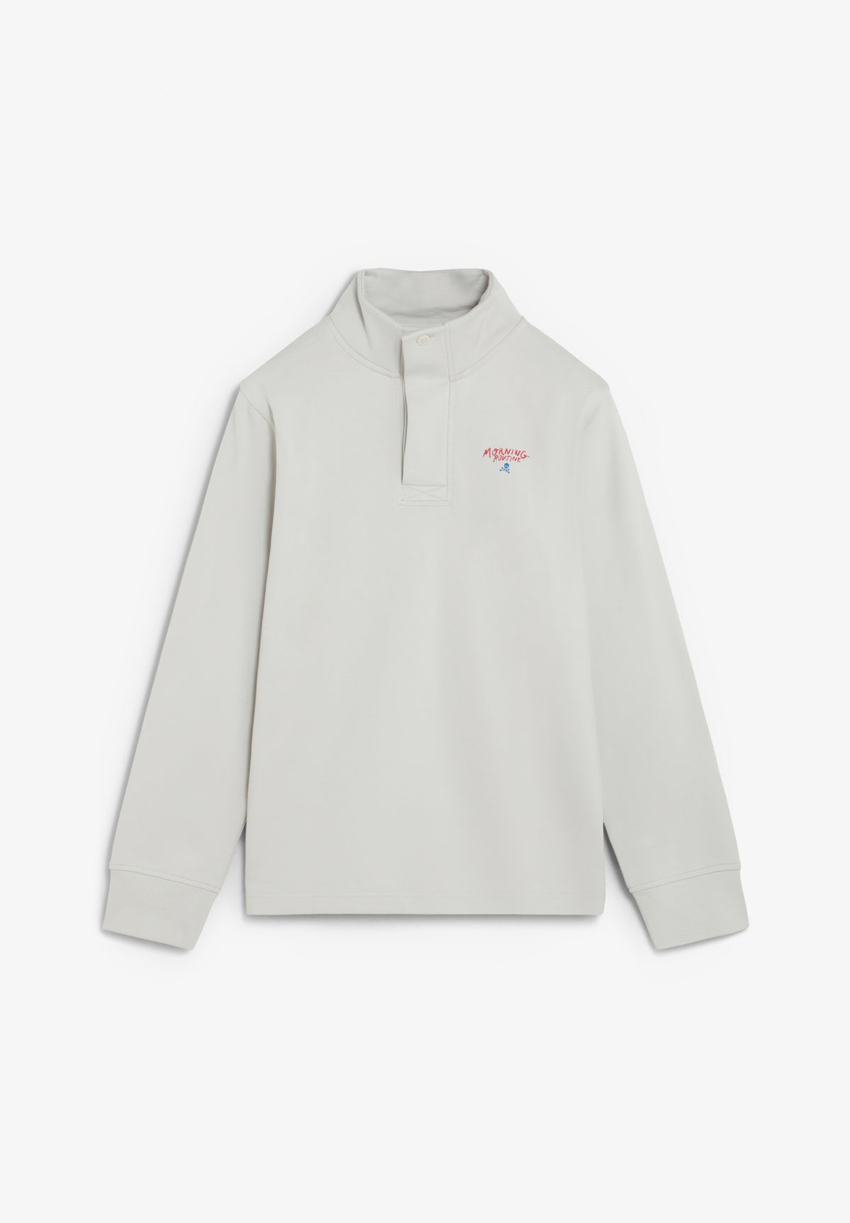 SUDADERA ESTAMPADA CUELLO ALTO