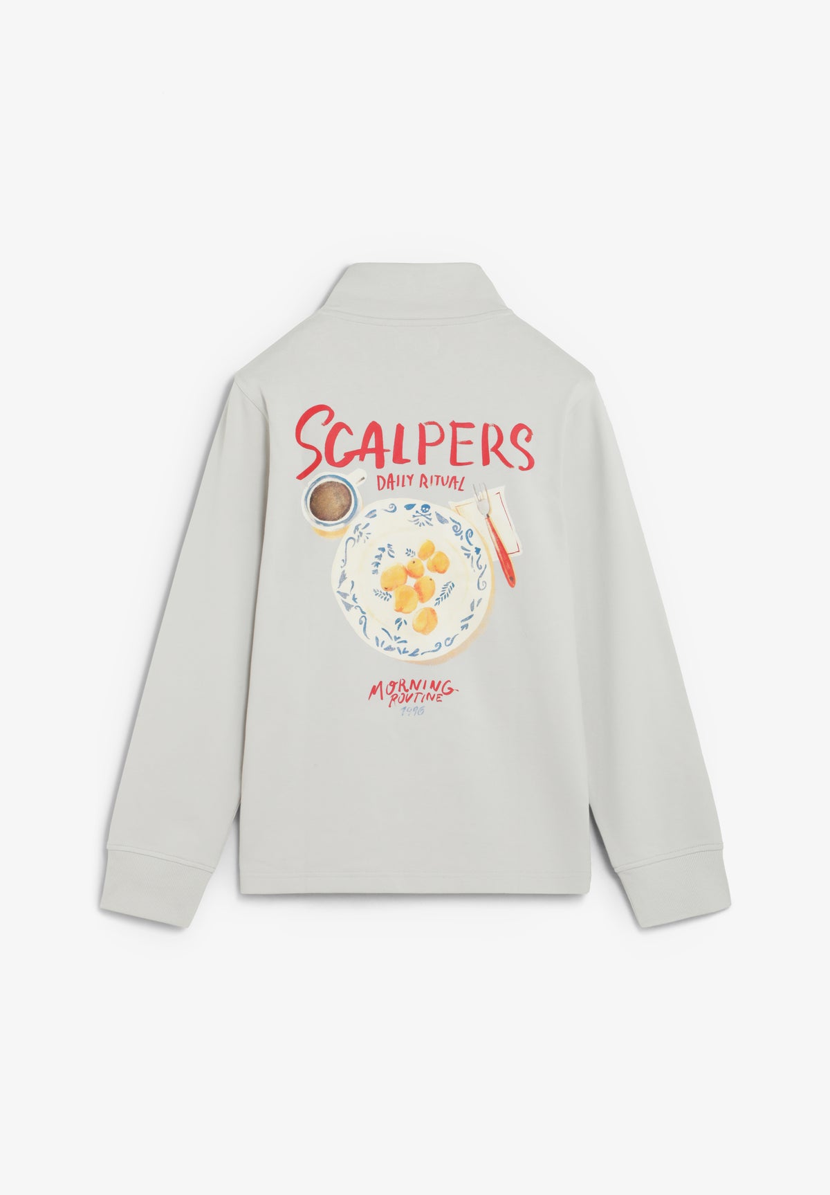 SUDADERA ESTAMPADA CUELLO ALTO