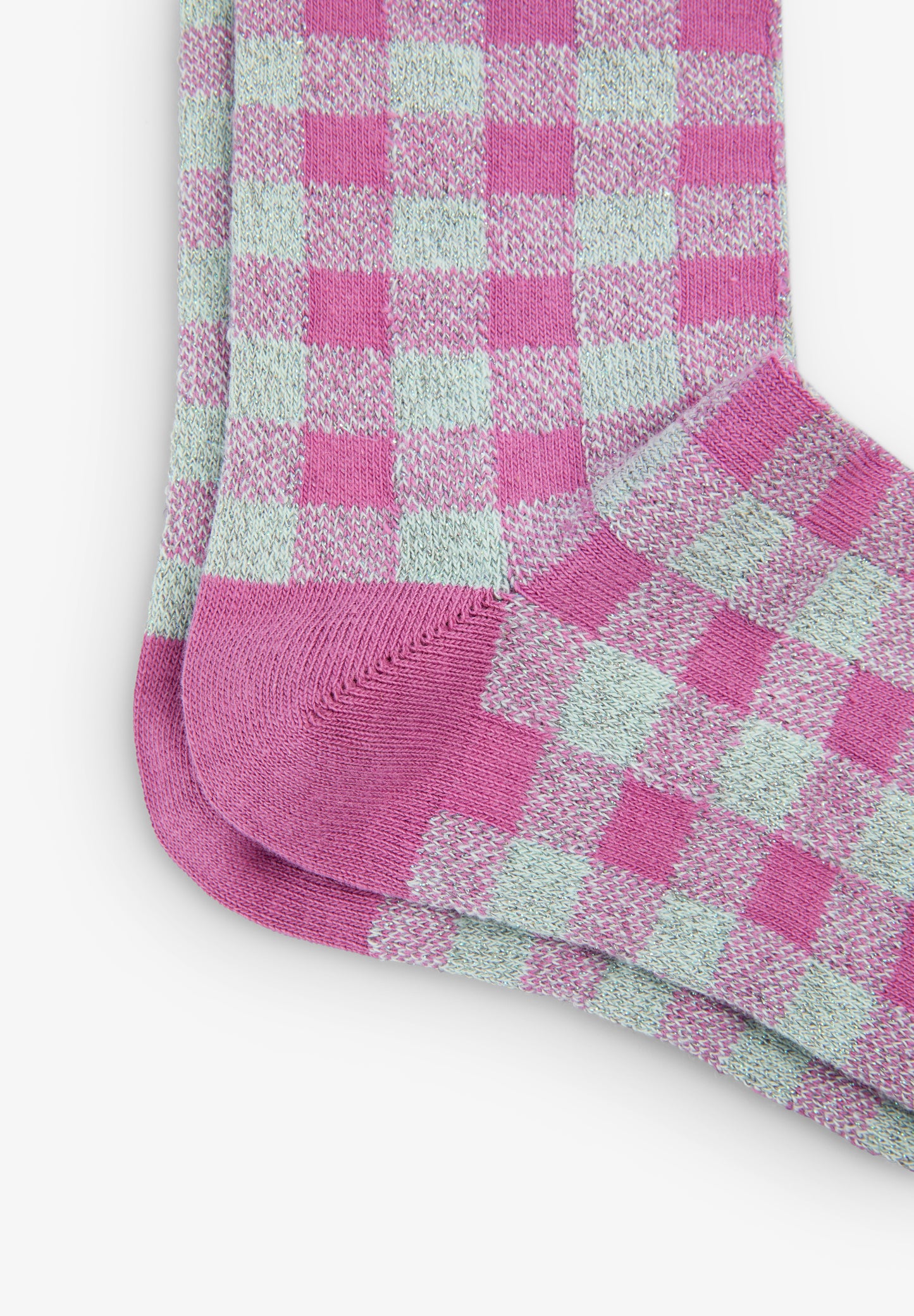 CALCETINES VICHY CON LÚREX