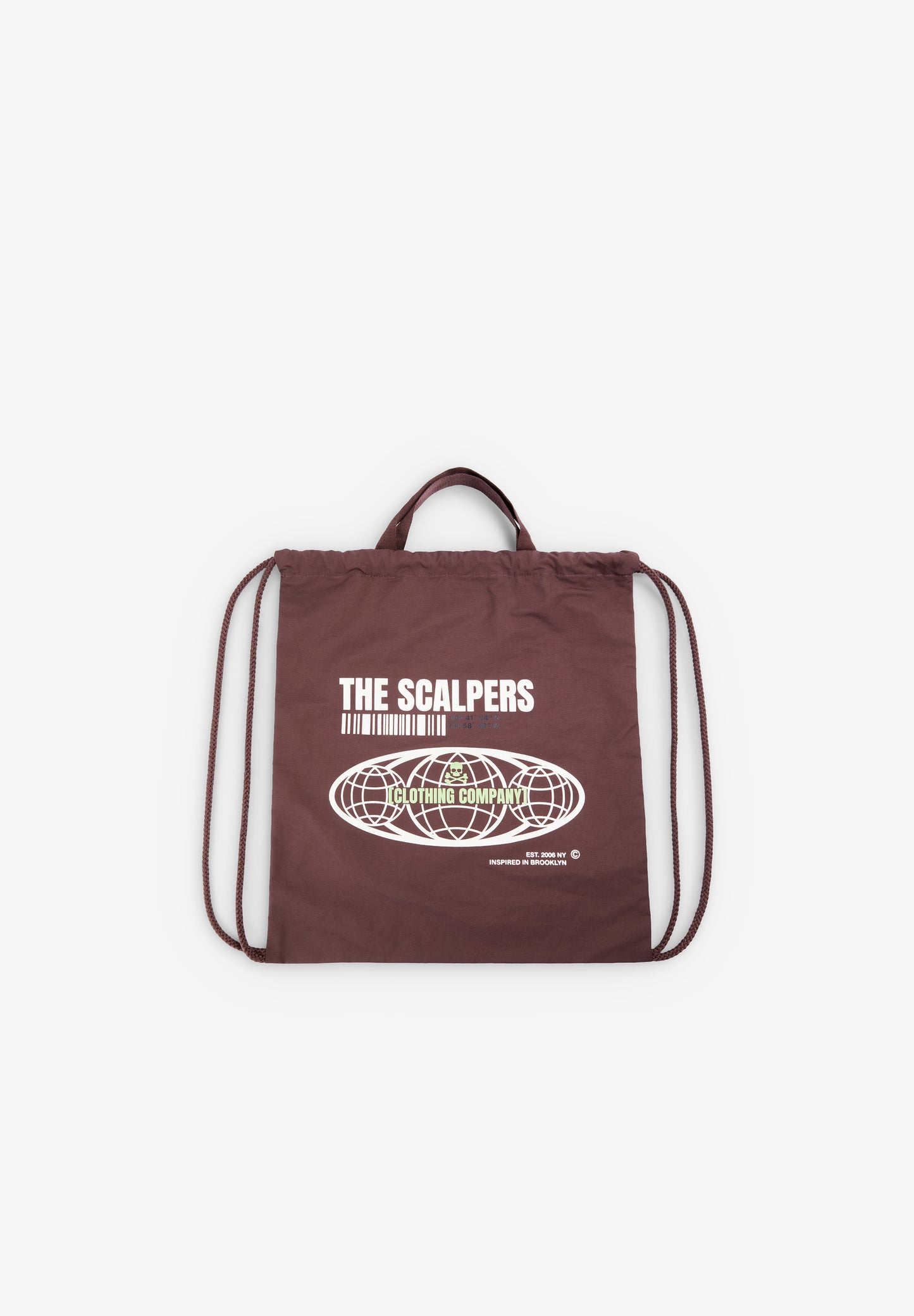 MOCHILA SACO ESTAMPADO FRONTAL