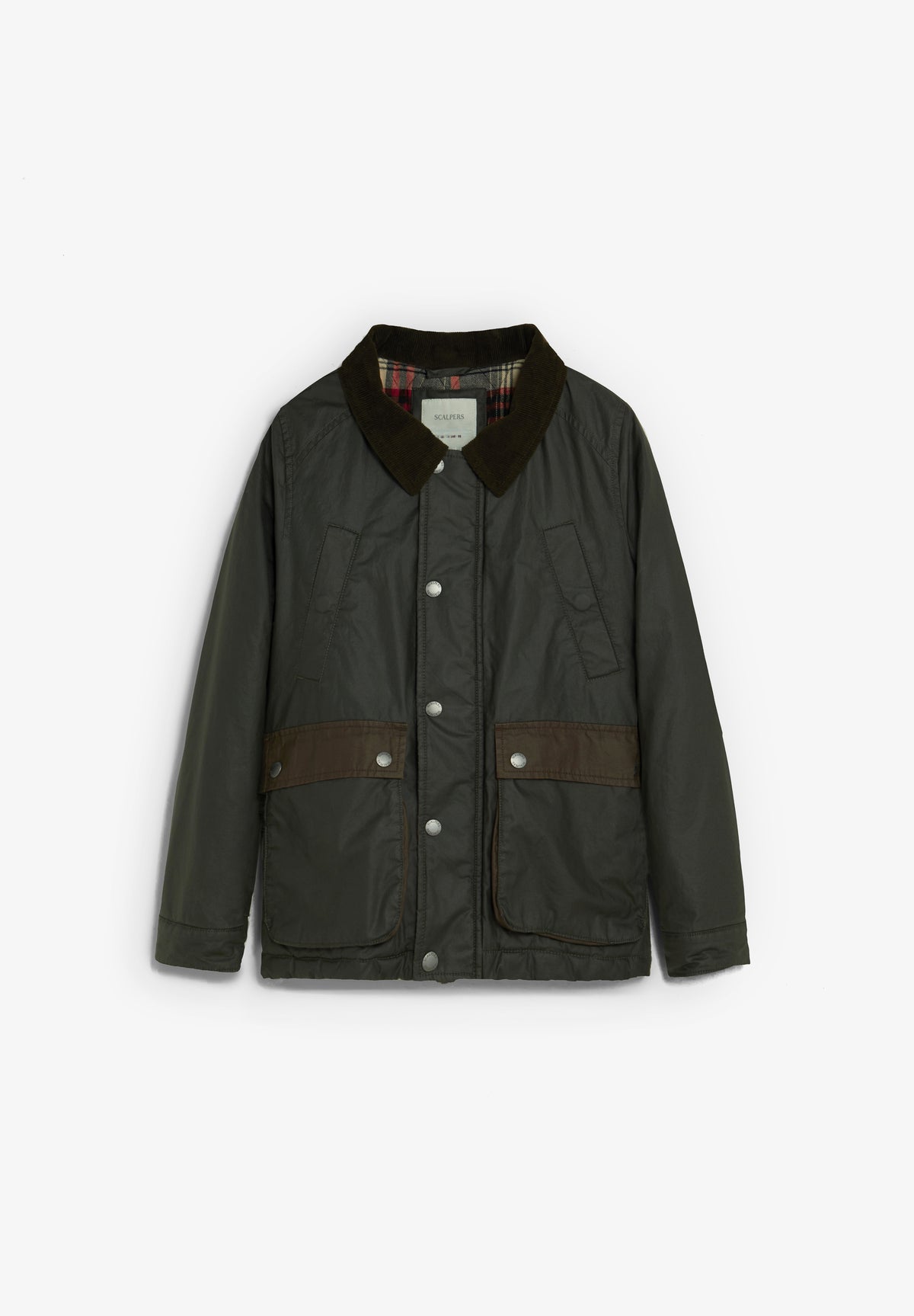 CHAQUETA ENCERADA MULTIBOLSILLOS