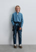 CAMISA DENIM LIGERA BORDADO