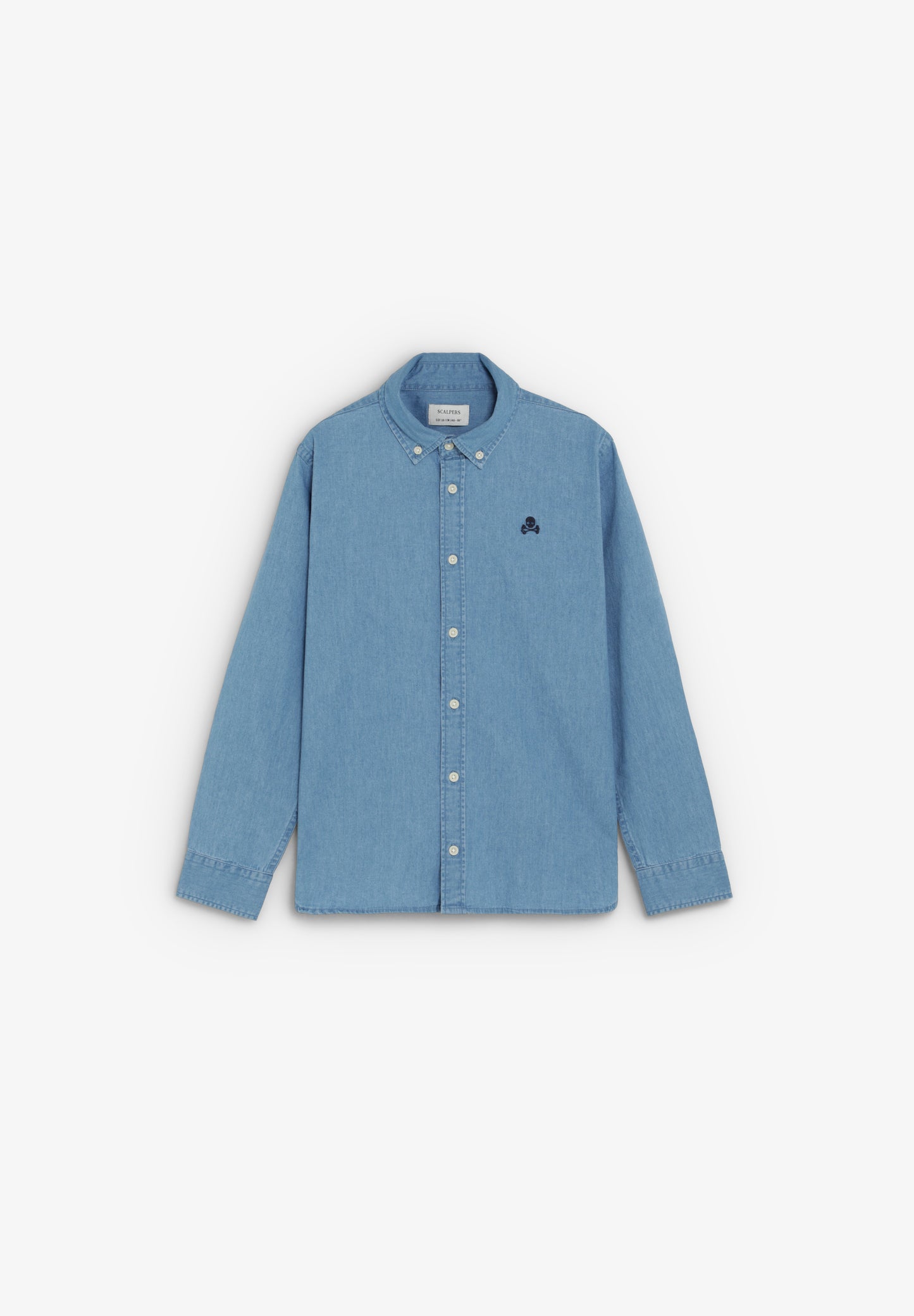 CAMISA DENIM LIGERA BORDADO