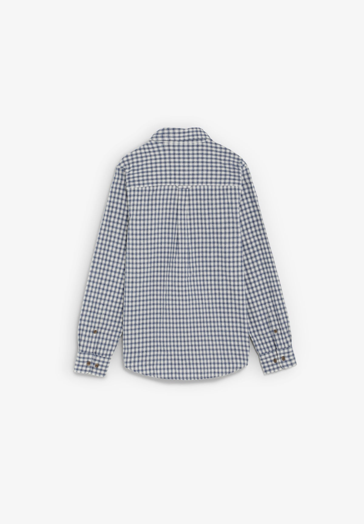 CAMISA CUADROS CUELLO BOTONES