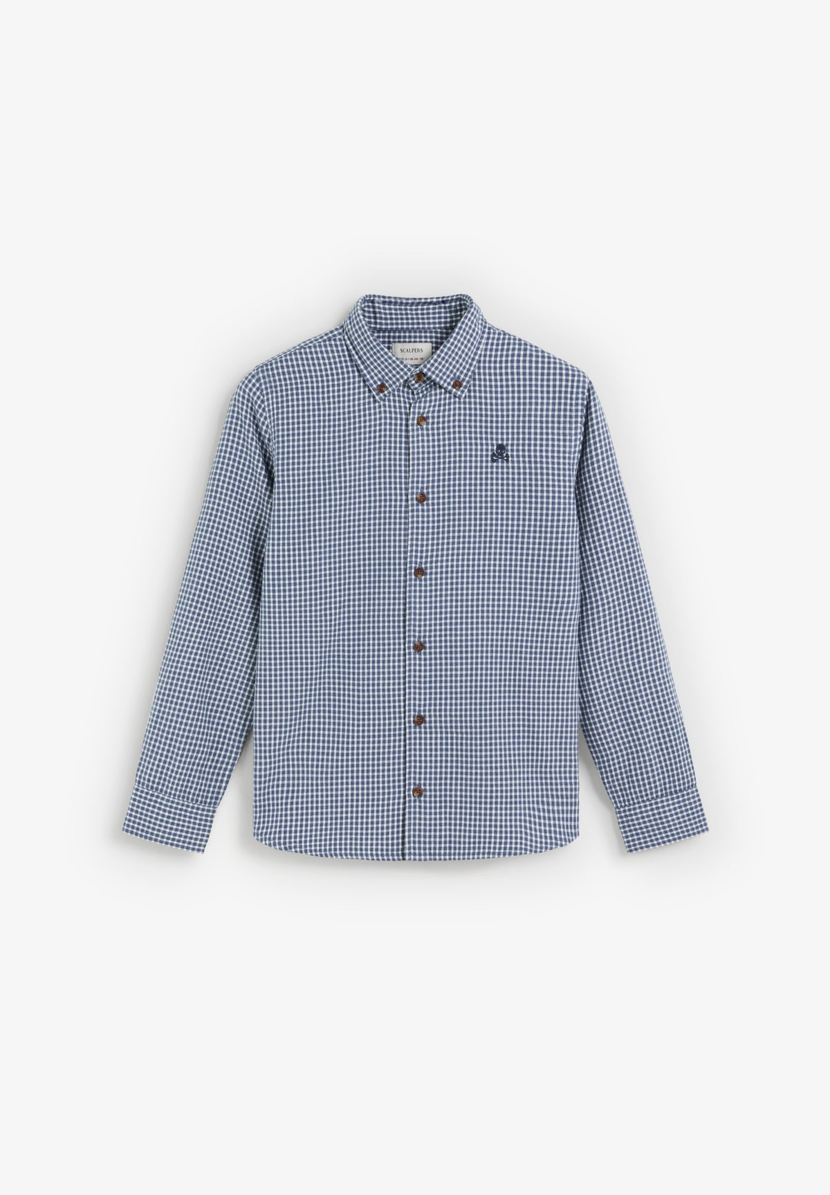 CAMISA CUADROS CUELLO BOTONES