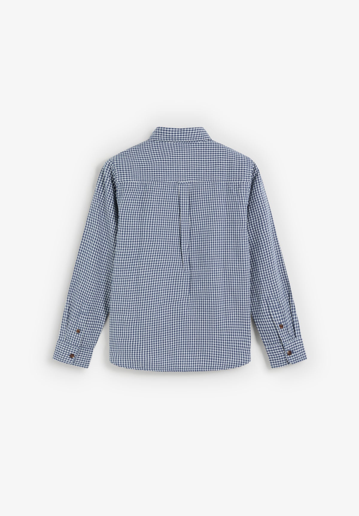 CAMISA CUADROS CUELLO BOTONES