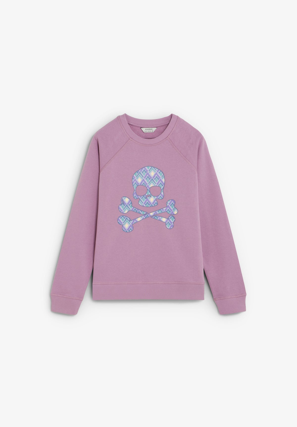 SUDADERA CALAVERA ESTAMPADA