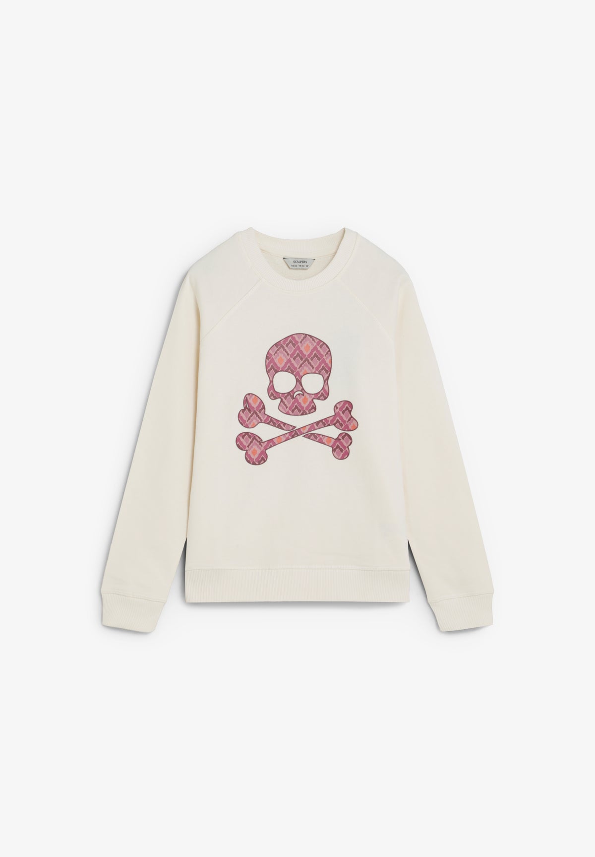 SUDADERA CALAVERA ESTAMPADA