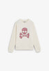 SUDADERA CALAVERA ESTAMPADA