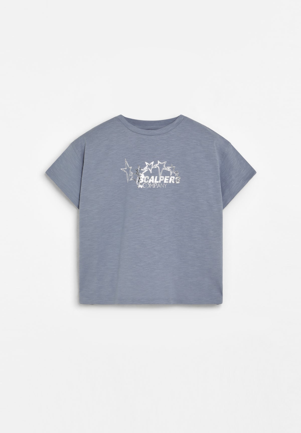 CAMISETA RELAXED ESTAMPADO METALIZADO
