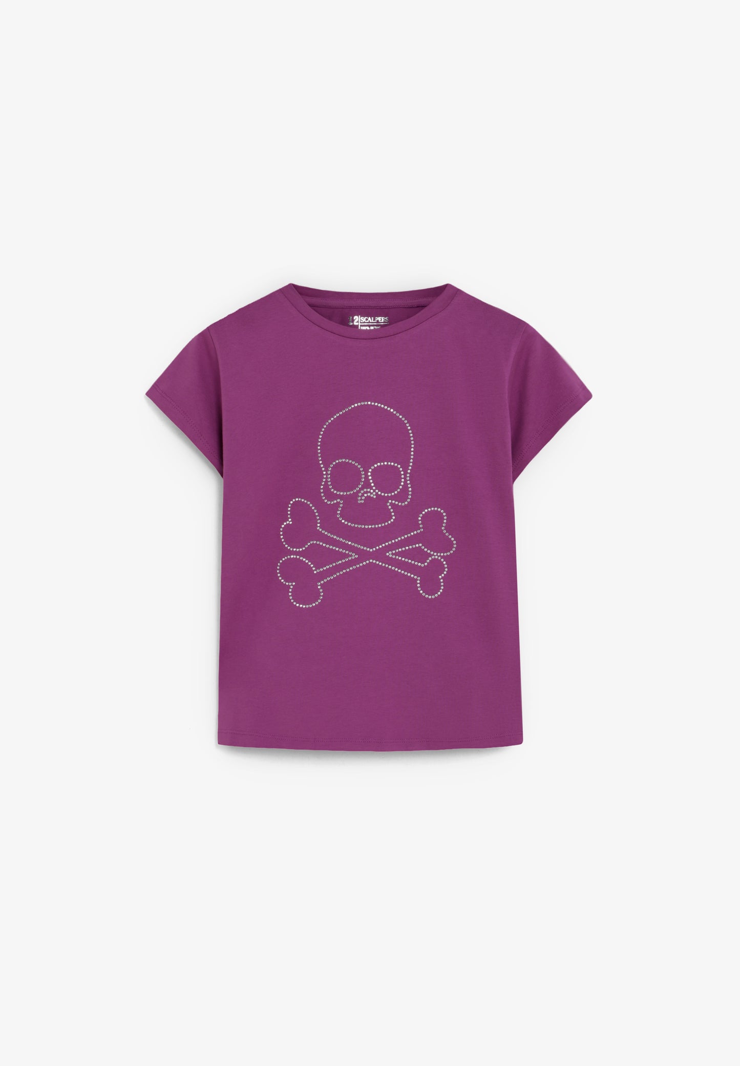 CAMISETA CALAVERA STRASS
