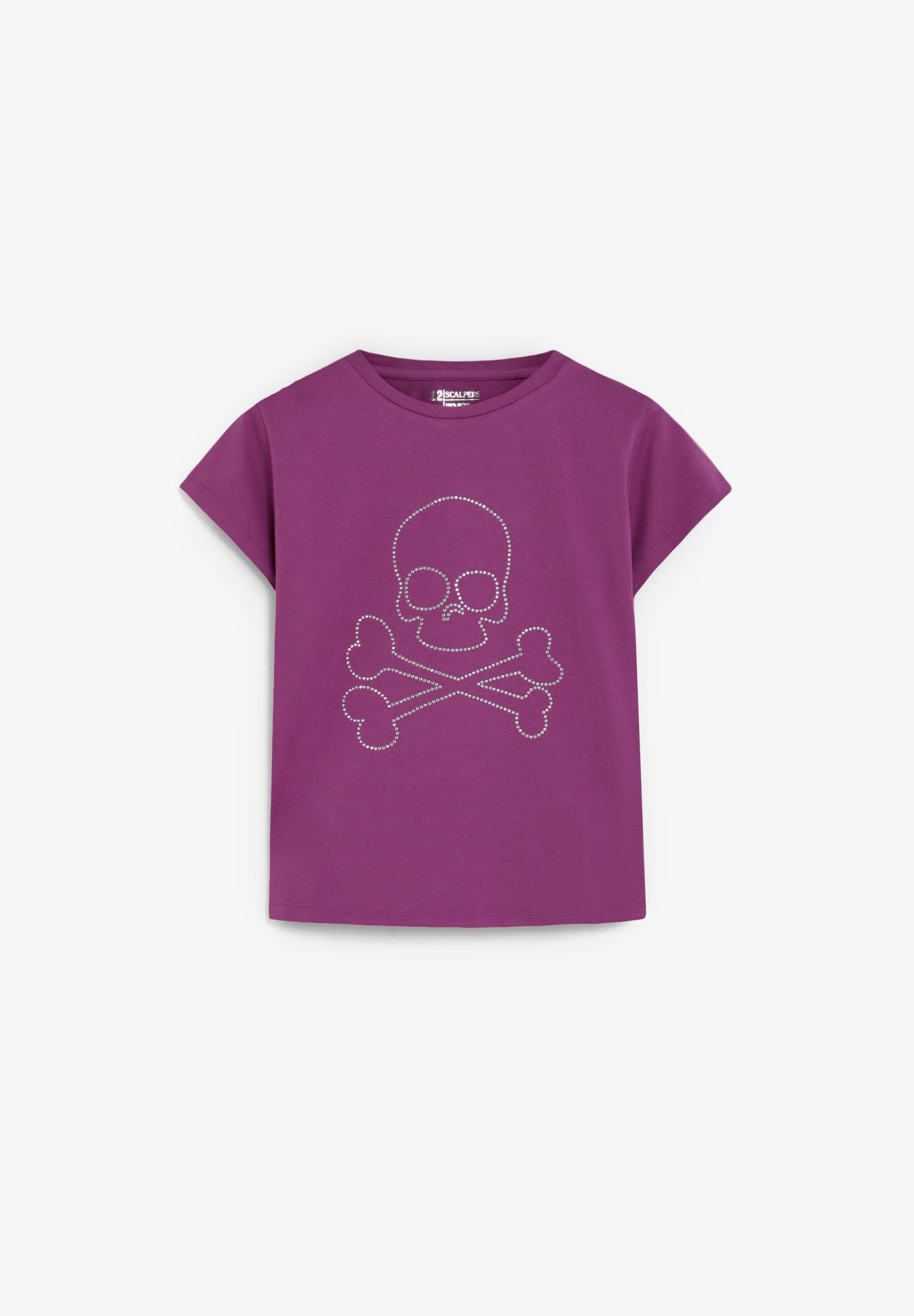 CAMISETA CALAVERA STRASS