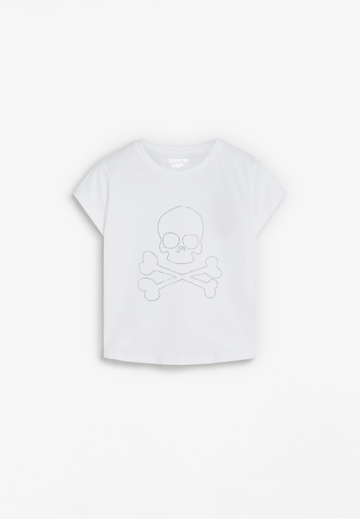 CAMISETA CALAVERA STRASS