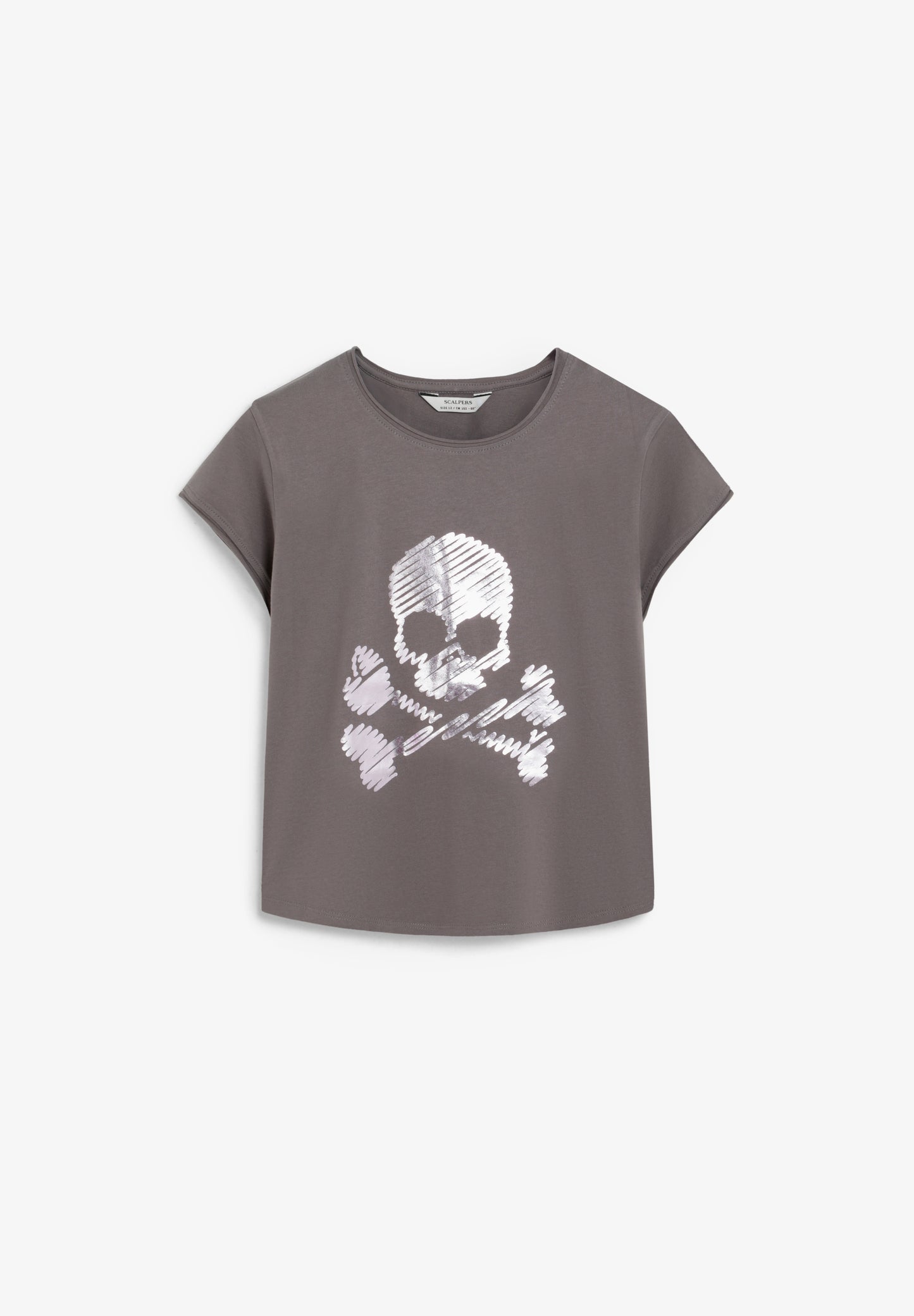 CAMISETA SKULL METALIZADA