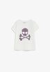 SCZEBRA SKULL TEE GIRLS