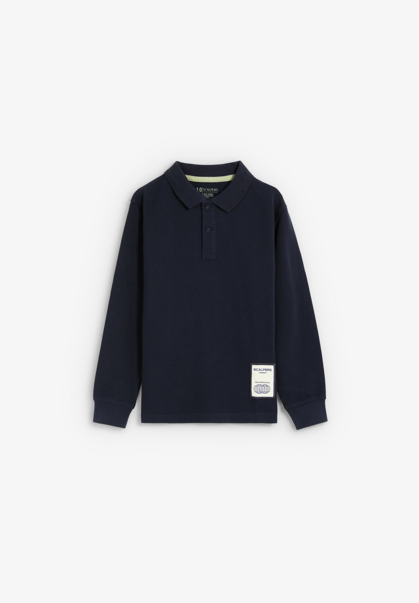 SCBACK SKULL LS POLO KIDS