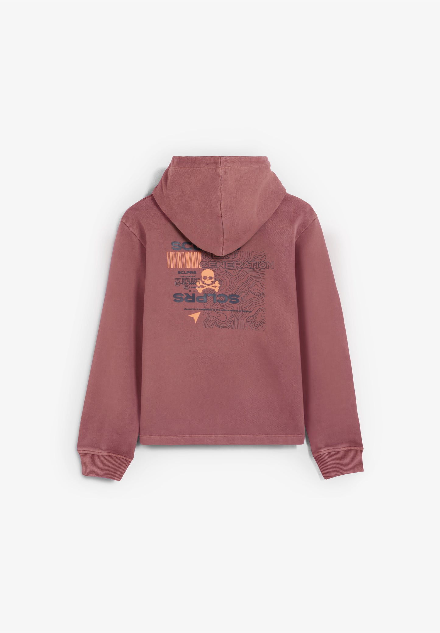 SUDADERA CON CAPUCHA PRINT CONTRASTE