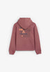 SUDADERA CON CAPUCHA PRINT CONTRASTE