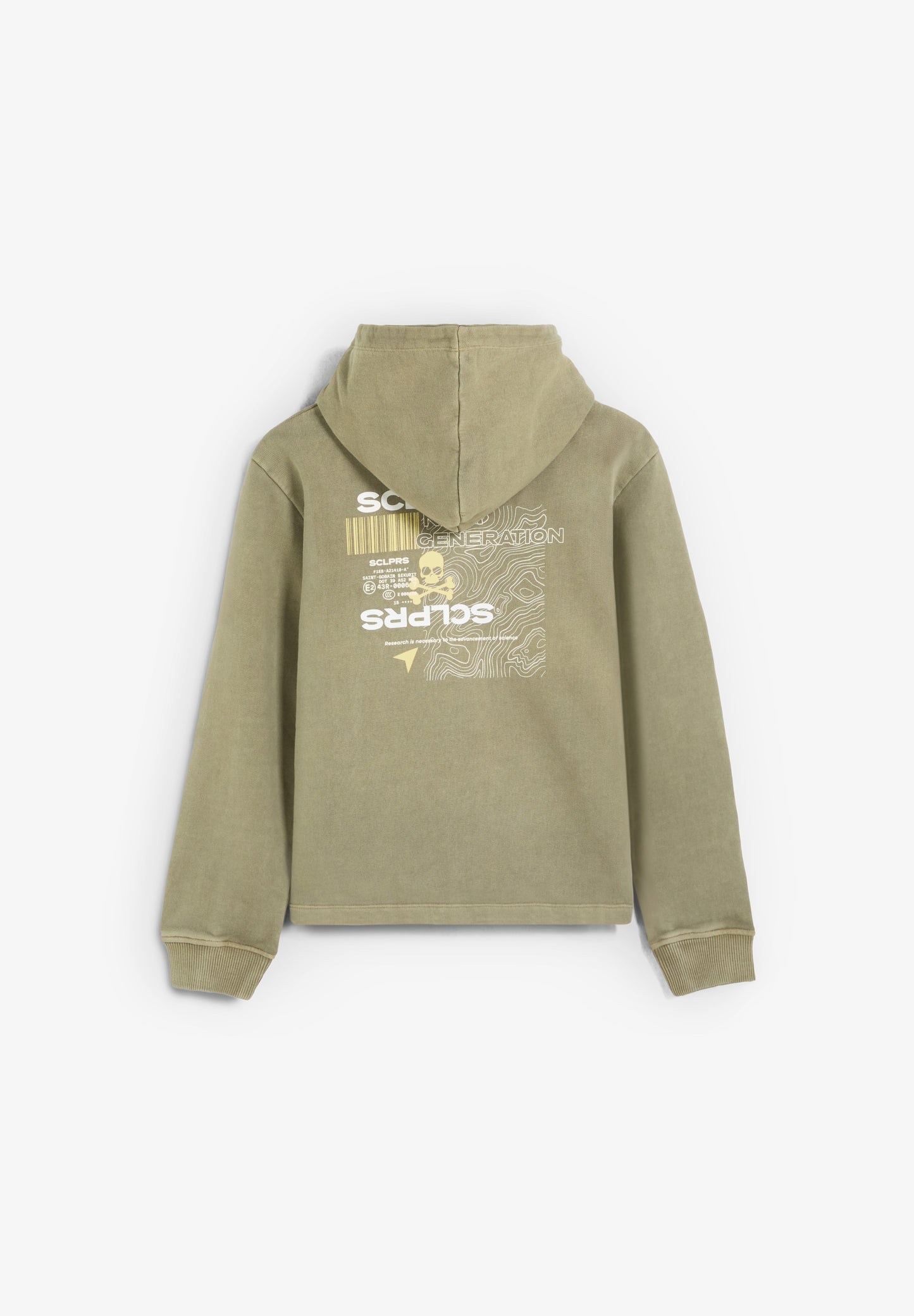 SUDADERA CON CAPUCHA PRINT CONTRASTE
