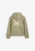 SUDADERA CON CAPUCHA PRINT CONTRASTE