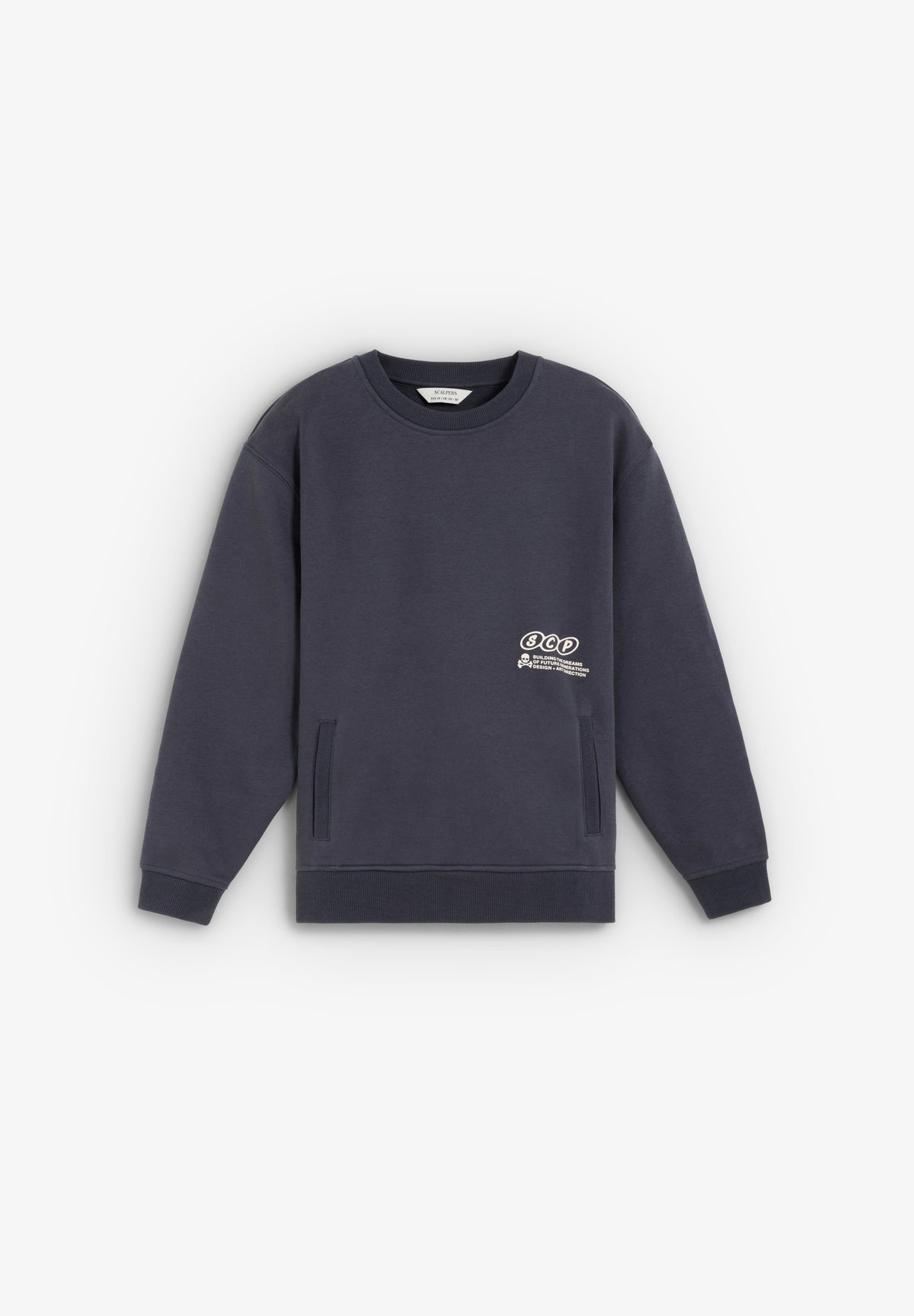 SUDADERA RELAXED ESTAMPADO CONTRASTE