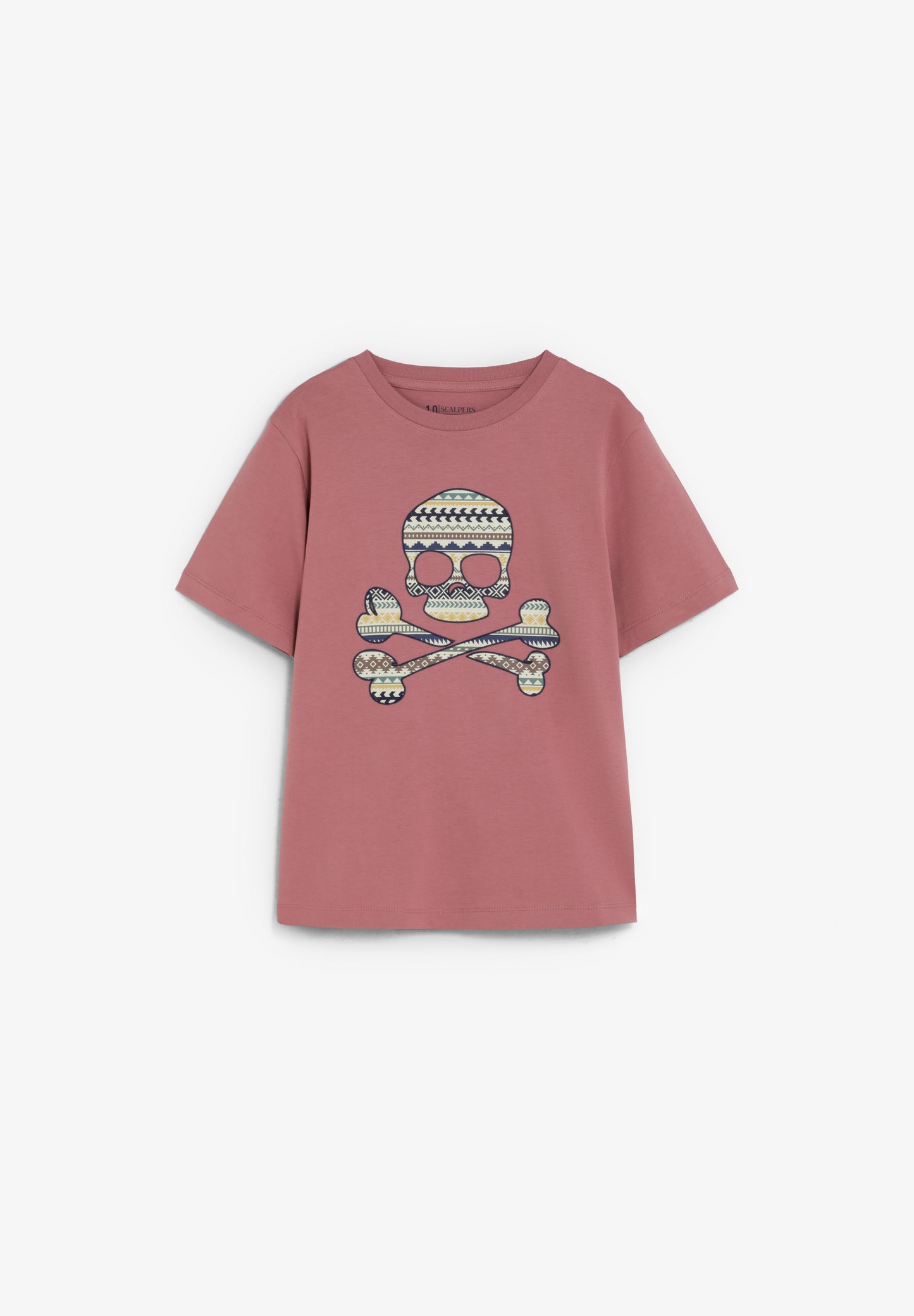 CAMISETA SKULL ESTAMPADO ÉTNICO