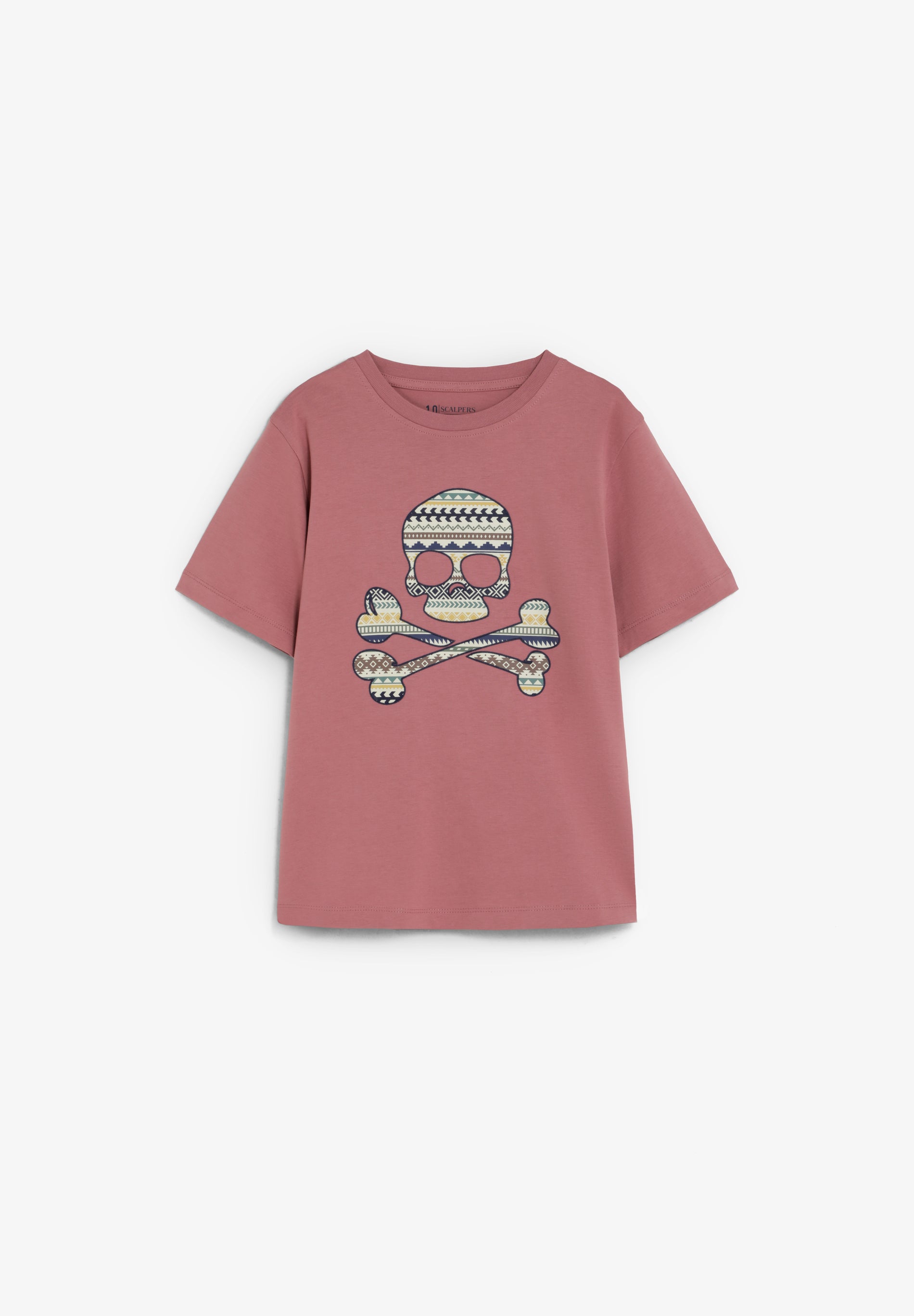 CAMISETA SKULL ESTAMPADO ÉTNICO