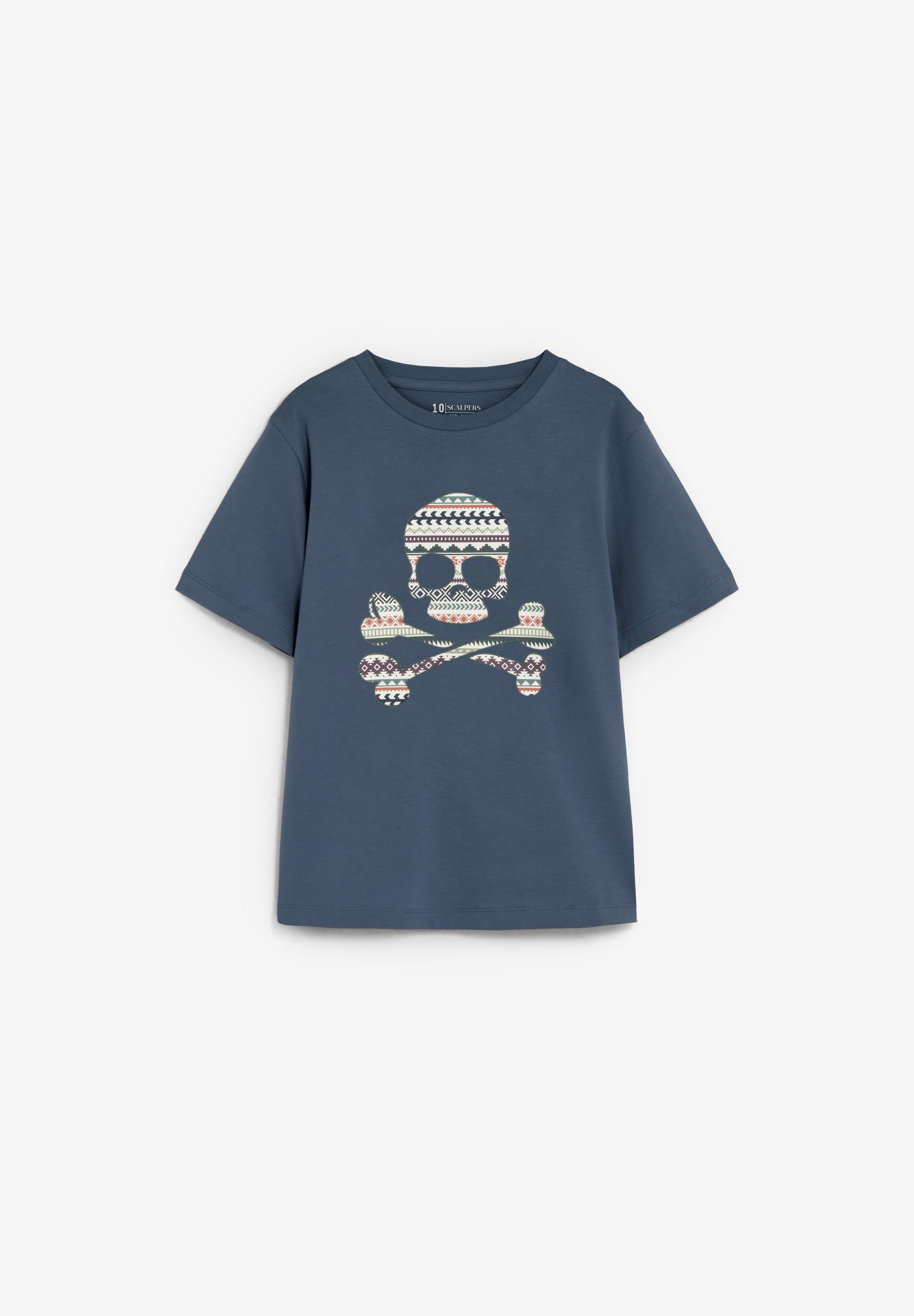 CAMISETA SKULL ESTAMPADO ÉTNICO