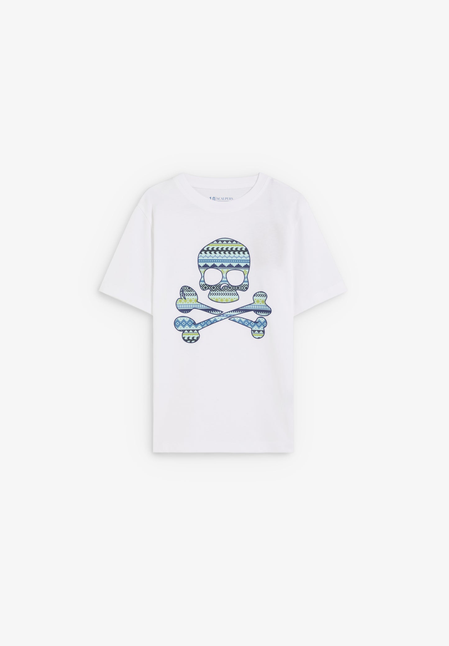 CAMISETA SKULL ESTAMPADO ÉTNICO